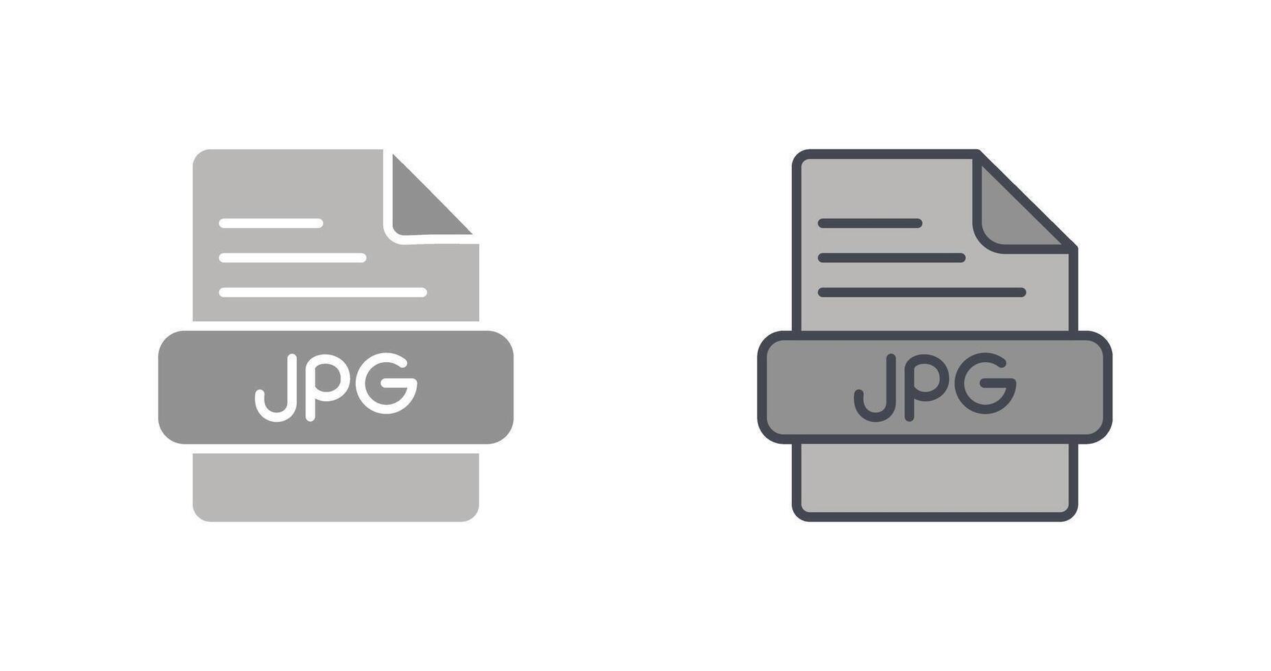 JPG Icon Design vector