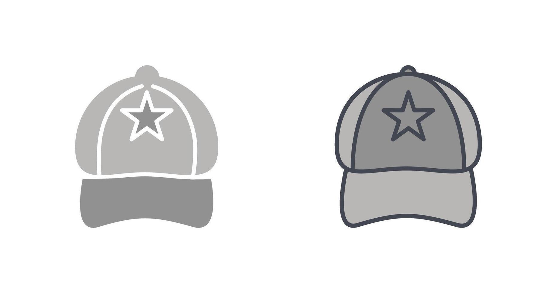 diseño de icono de gorra vector