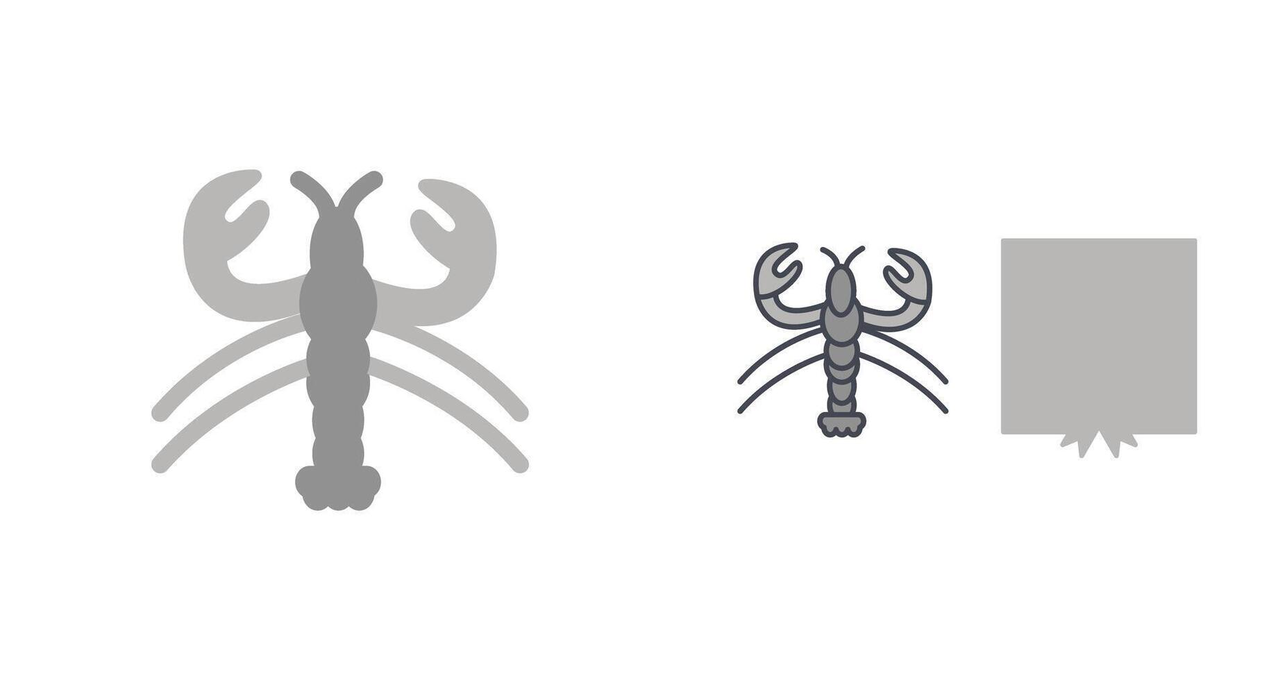 Lobster Icon Design vector