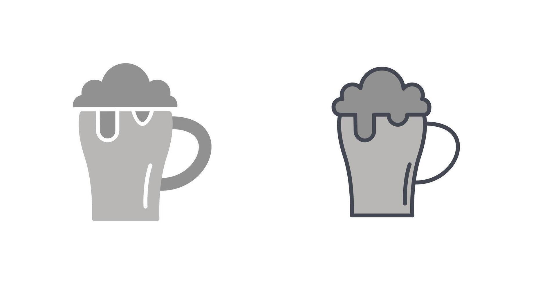 Beer Mug Icon Design vector