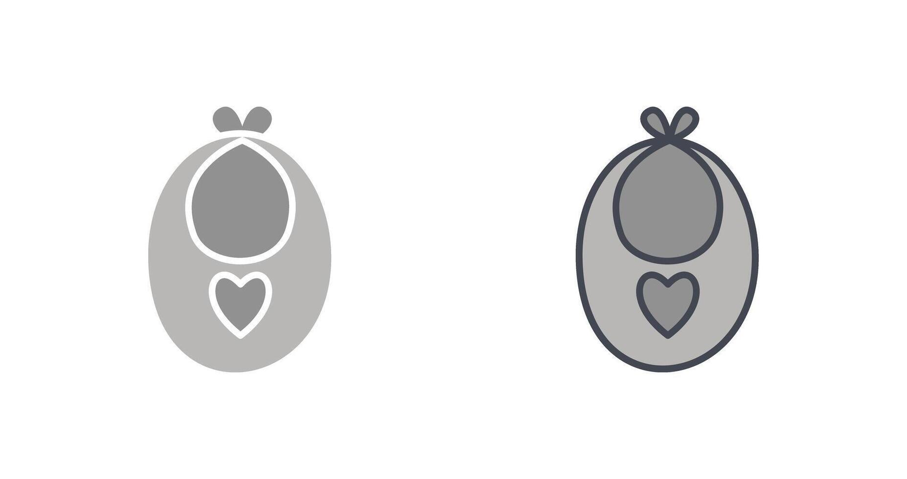 Bib Icon Design vector