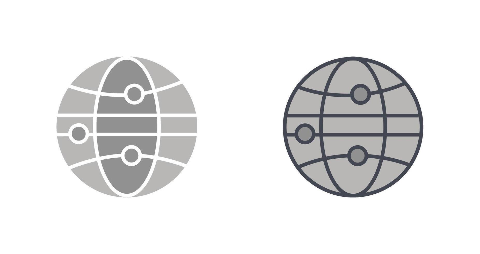 Globe III Icon Design vector