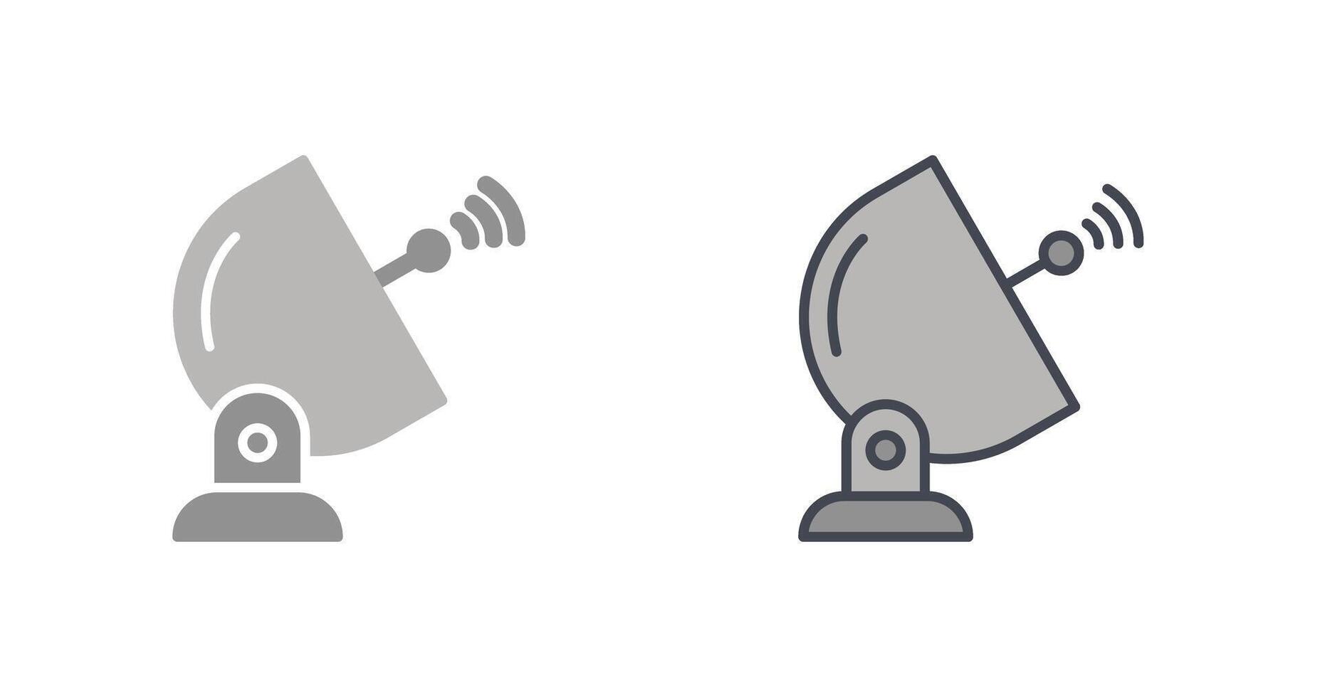 Satellite Dish Icon Design vector