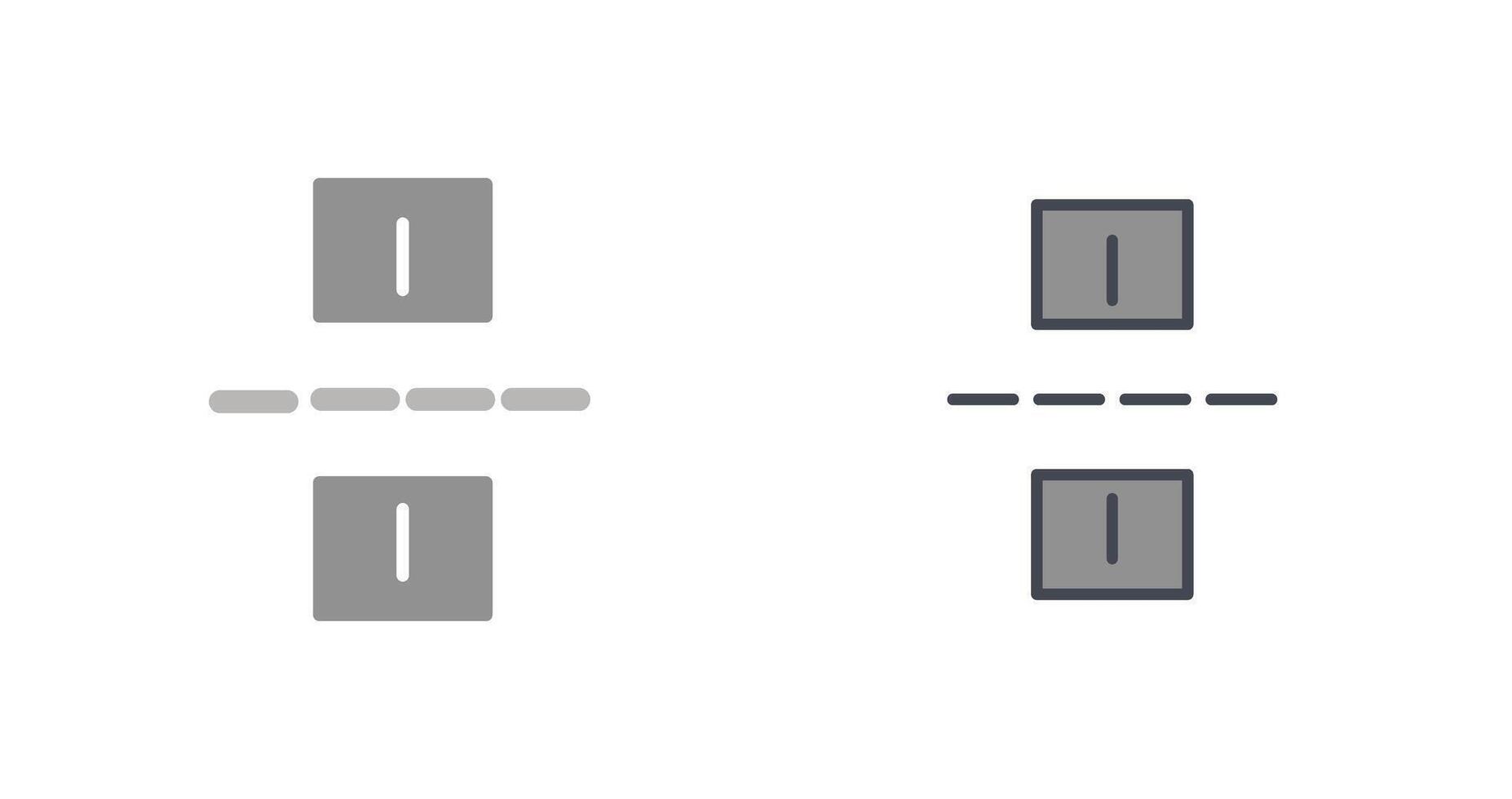 Linked Road Icon Design vector