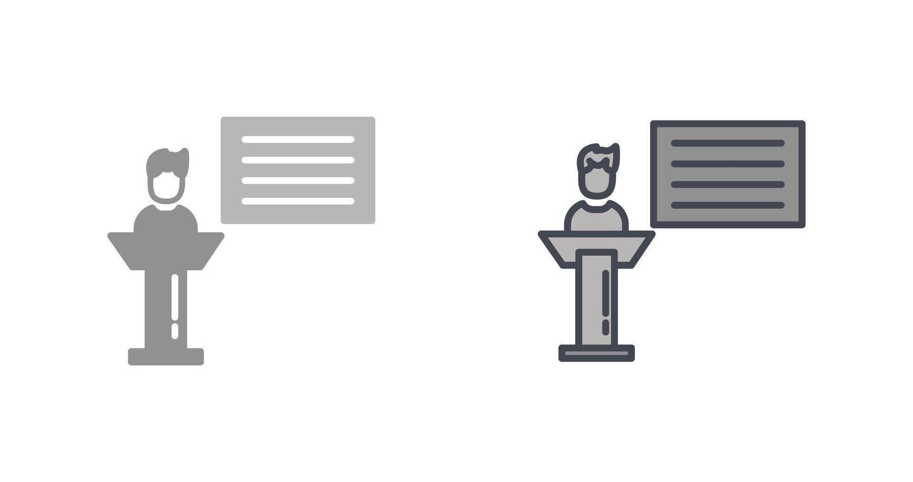 Seminar Icon Design vector