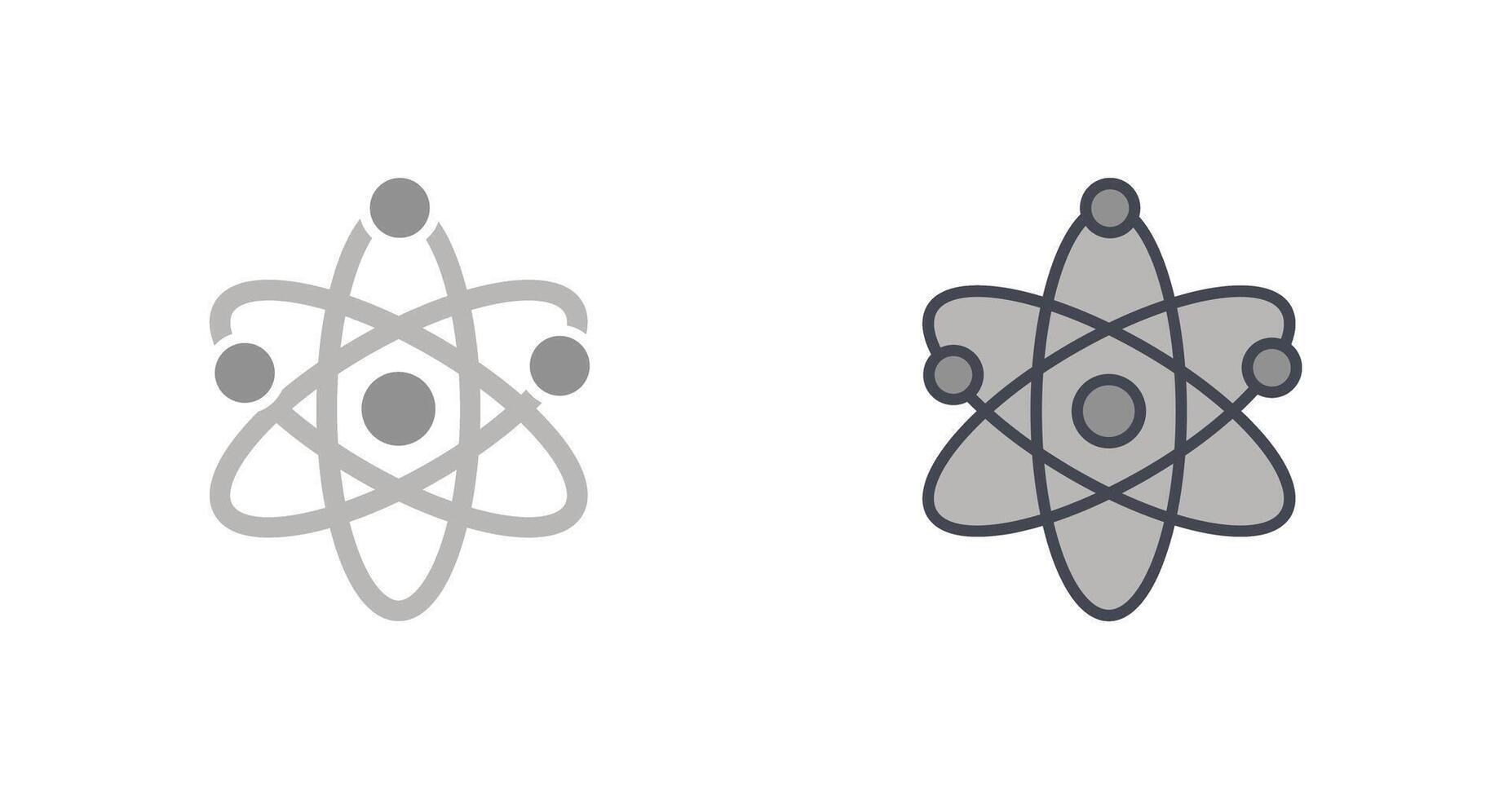 Atom Icon Design vector