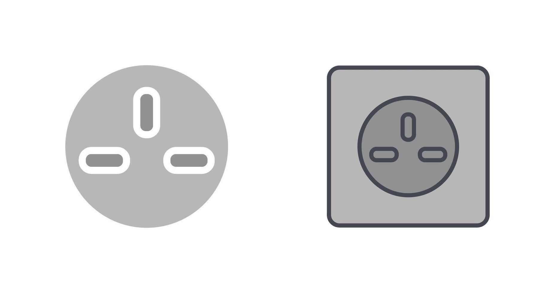 Socket Icon Design vector