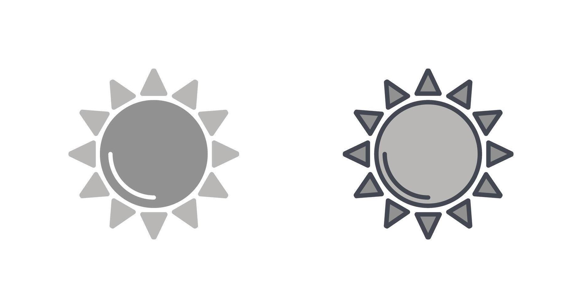 Sun Icon Design vector