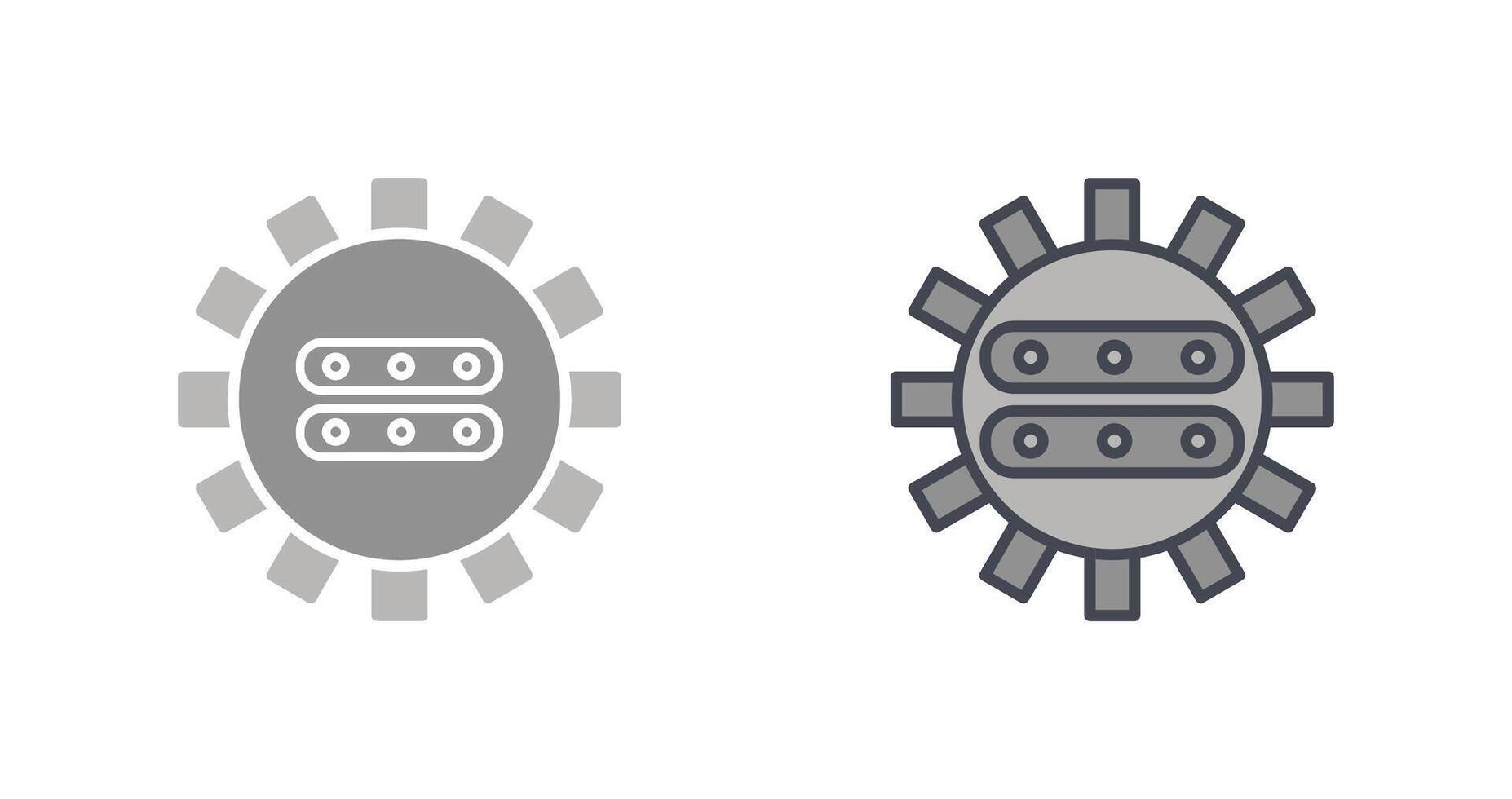 Database Management Icon Design vector