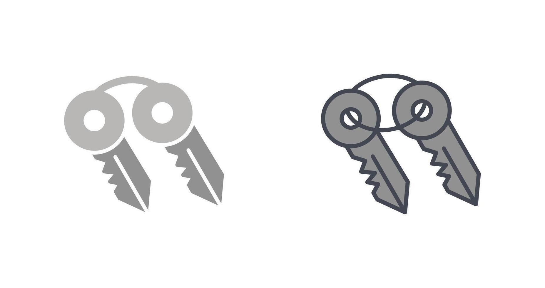 Keys Icon Design vector