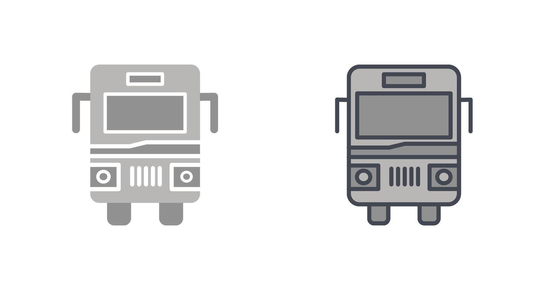 diseño de icono de autobús vector