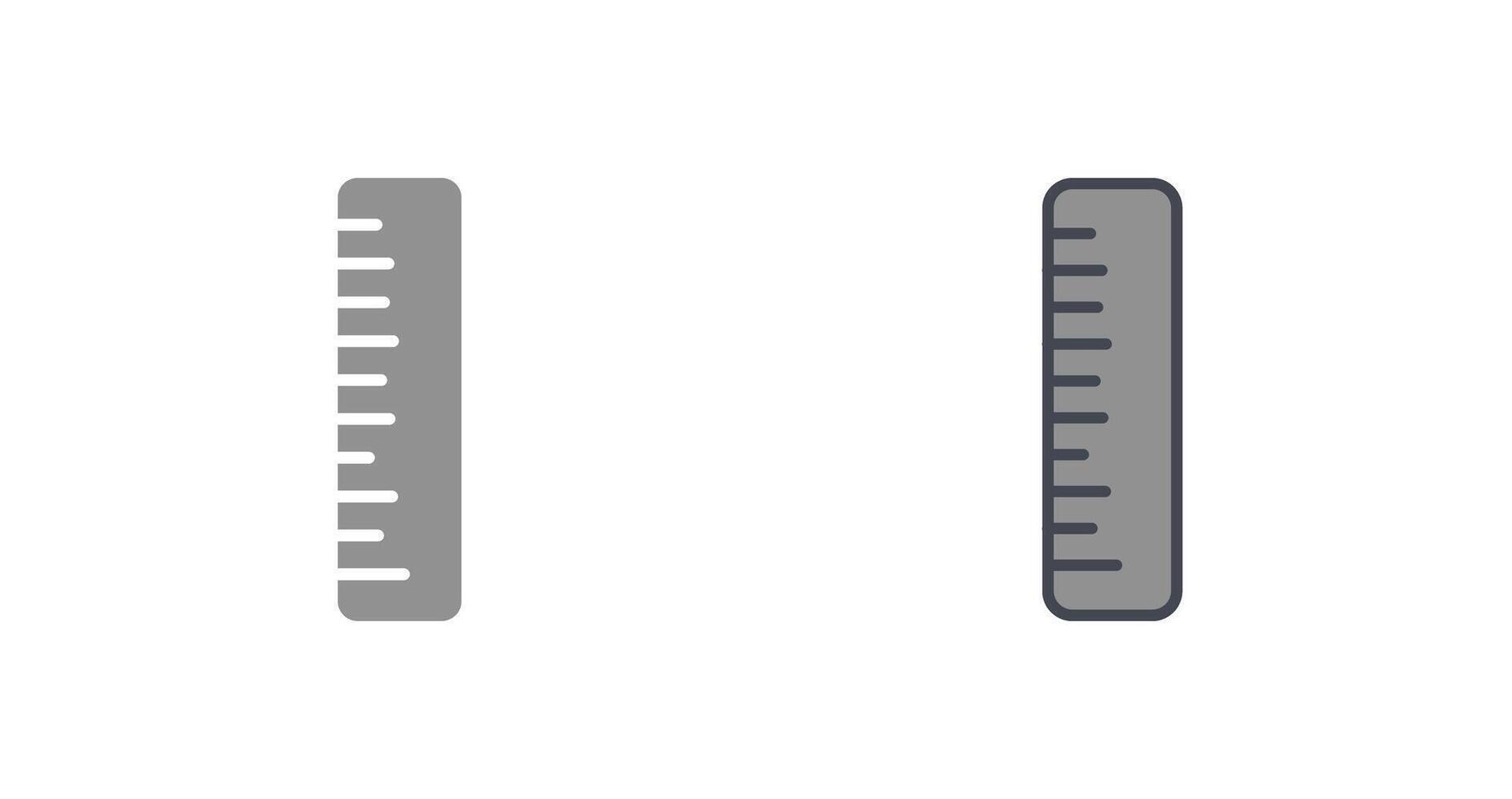 Ruler Icon Design vector
