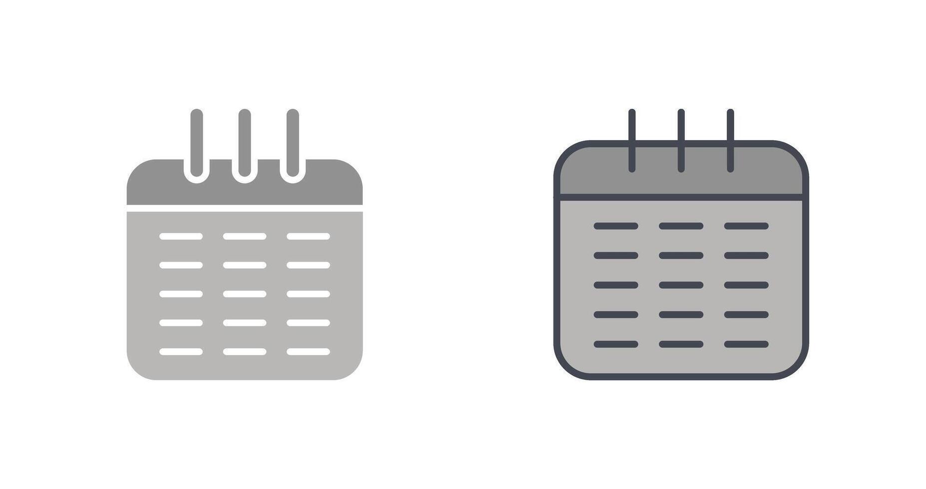 Calendar Icon Design vector