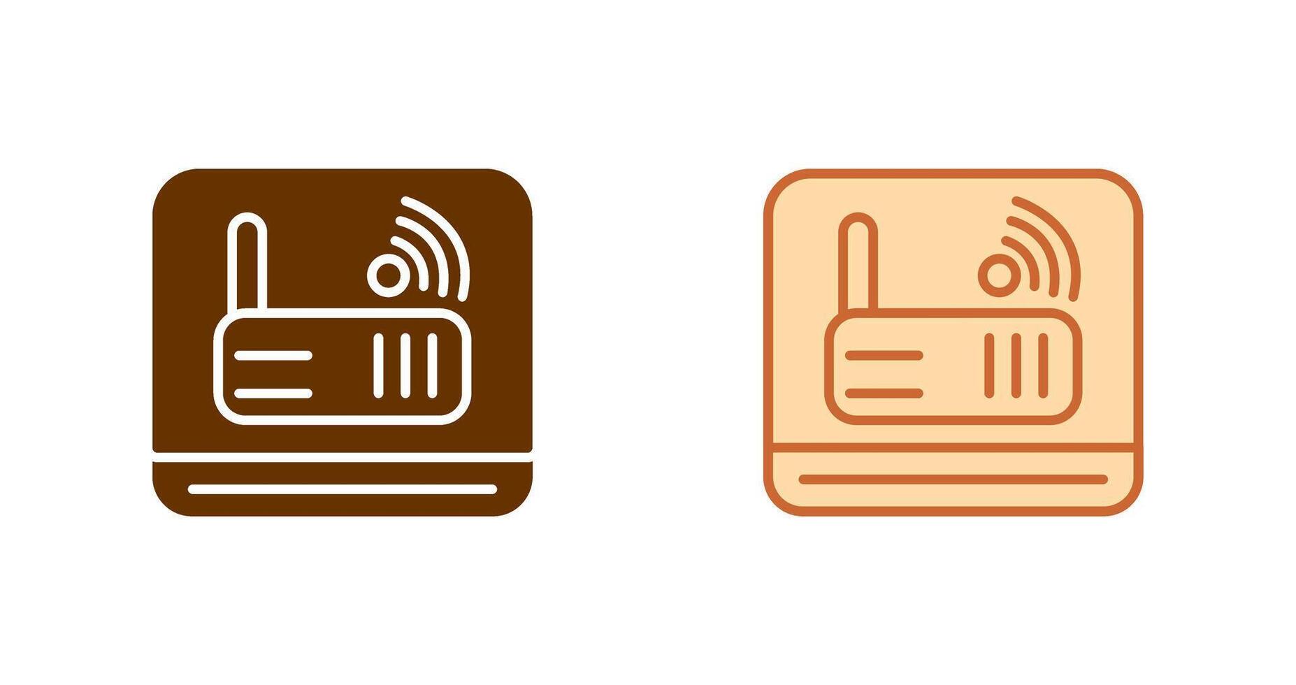 Modem Icon Design vector
