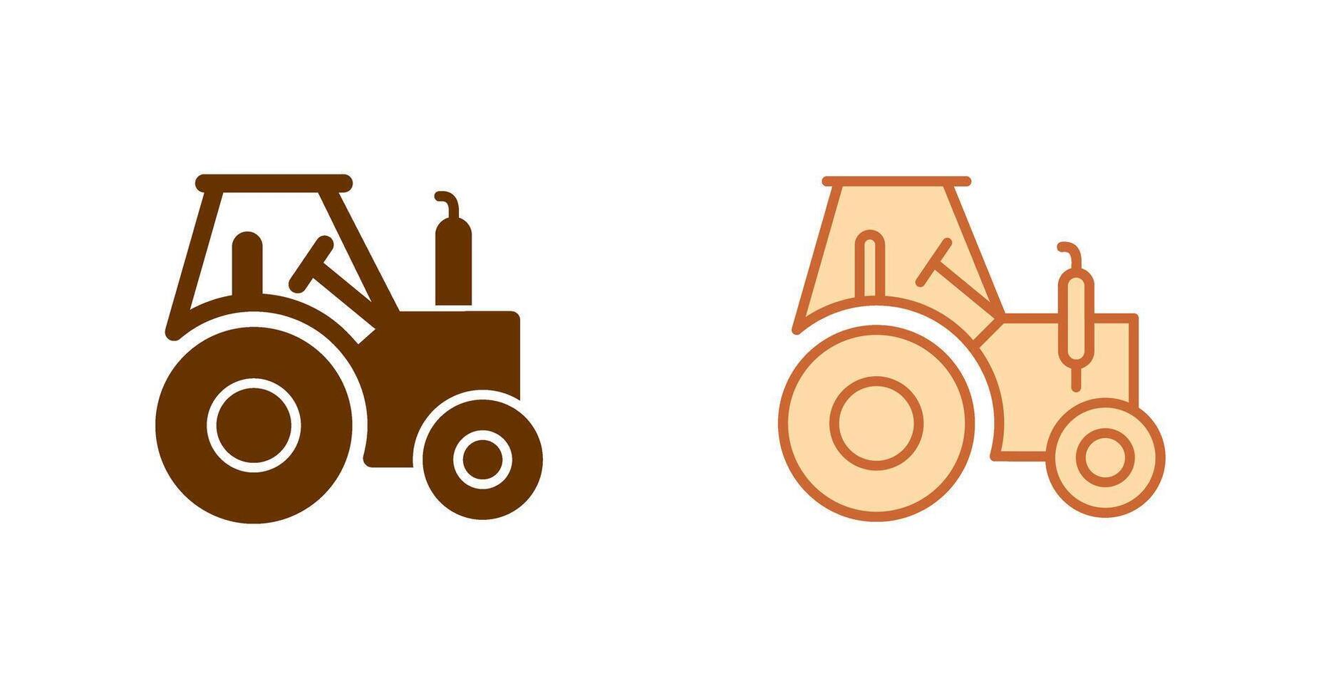 Tractor Icon Design vector