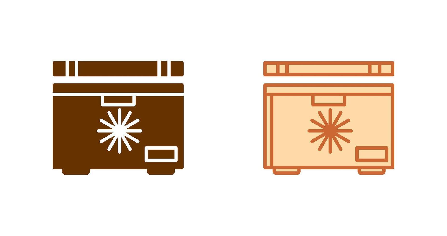 Freezer Icon Design vector