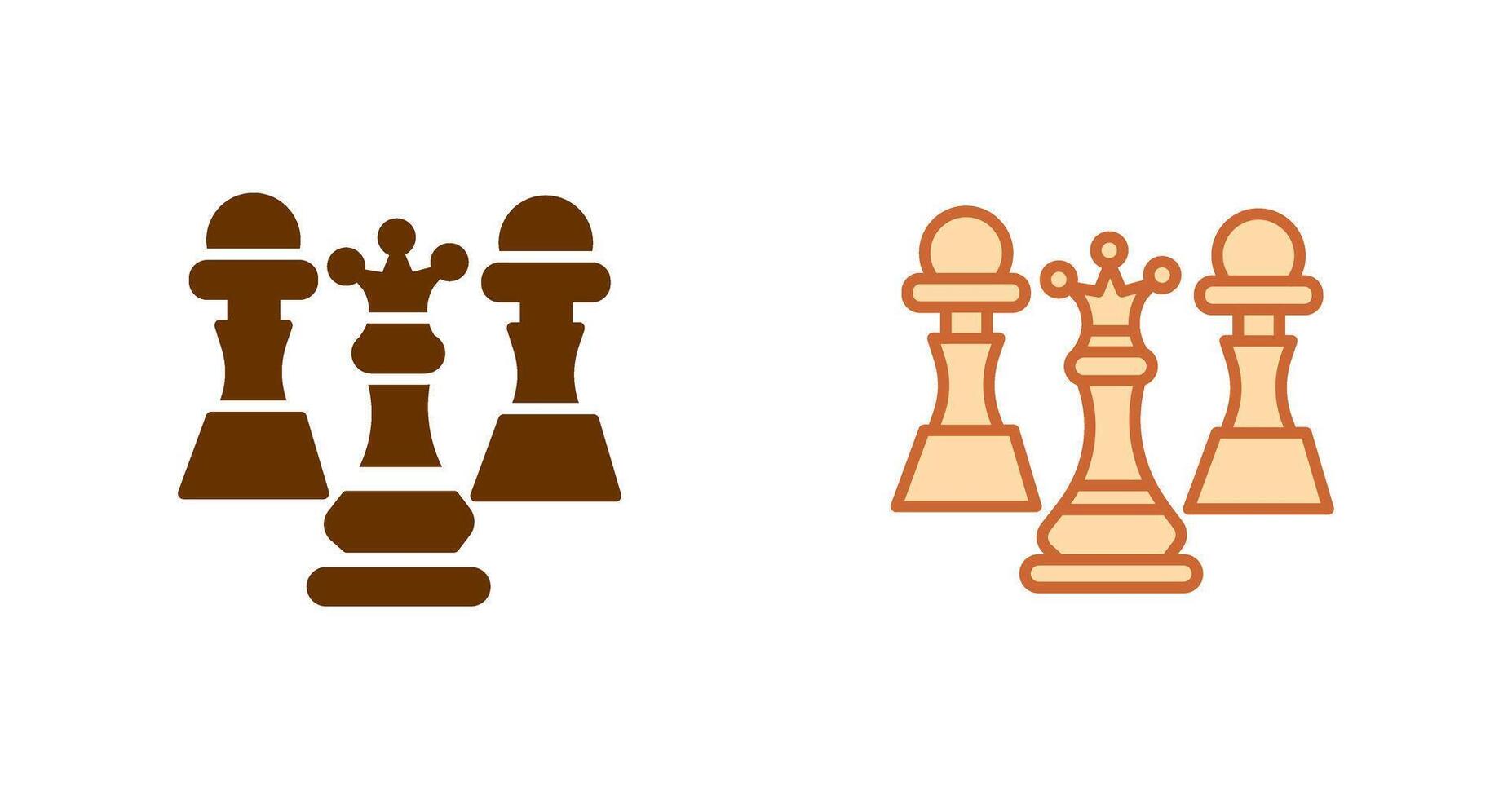 Chess Icon Design vector