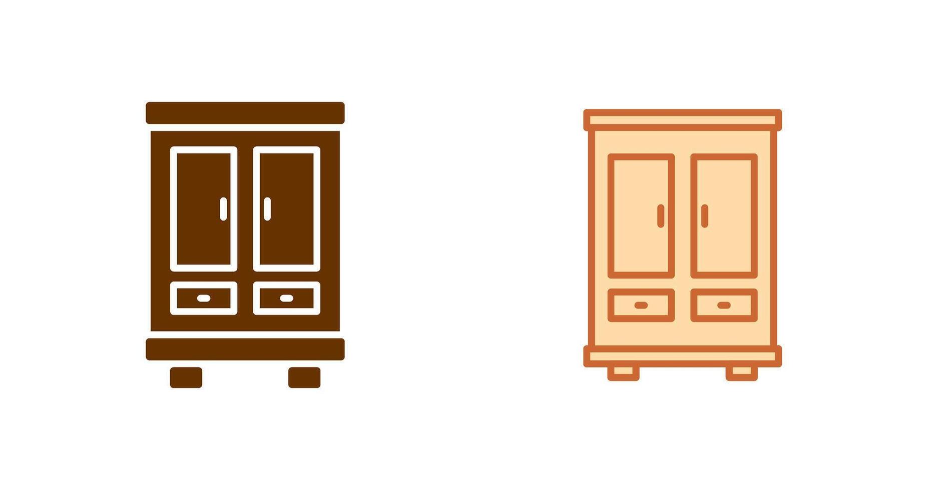 Cupboard Icon Design vector