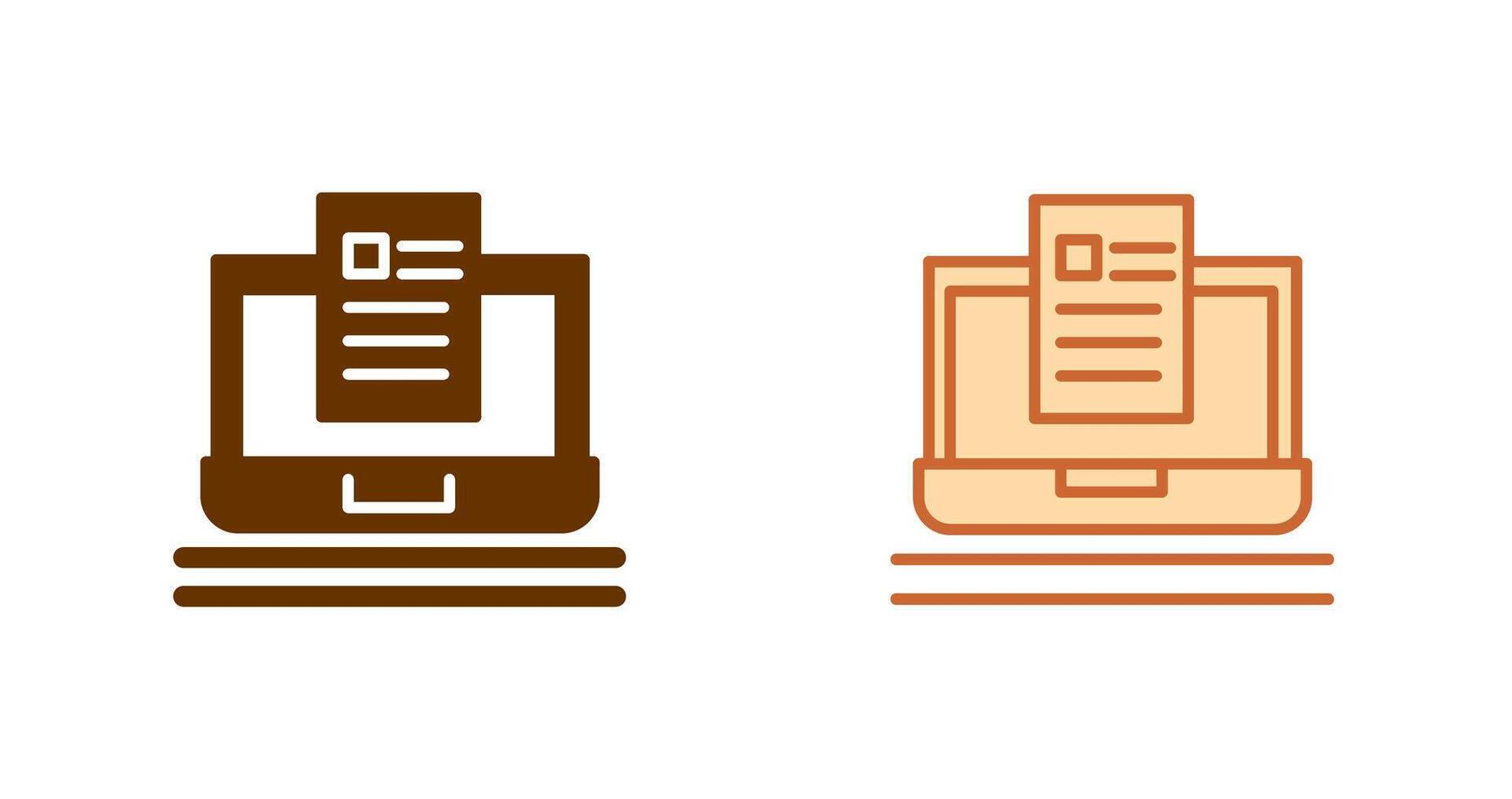 Blog Icon Design vector