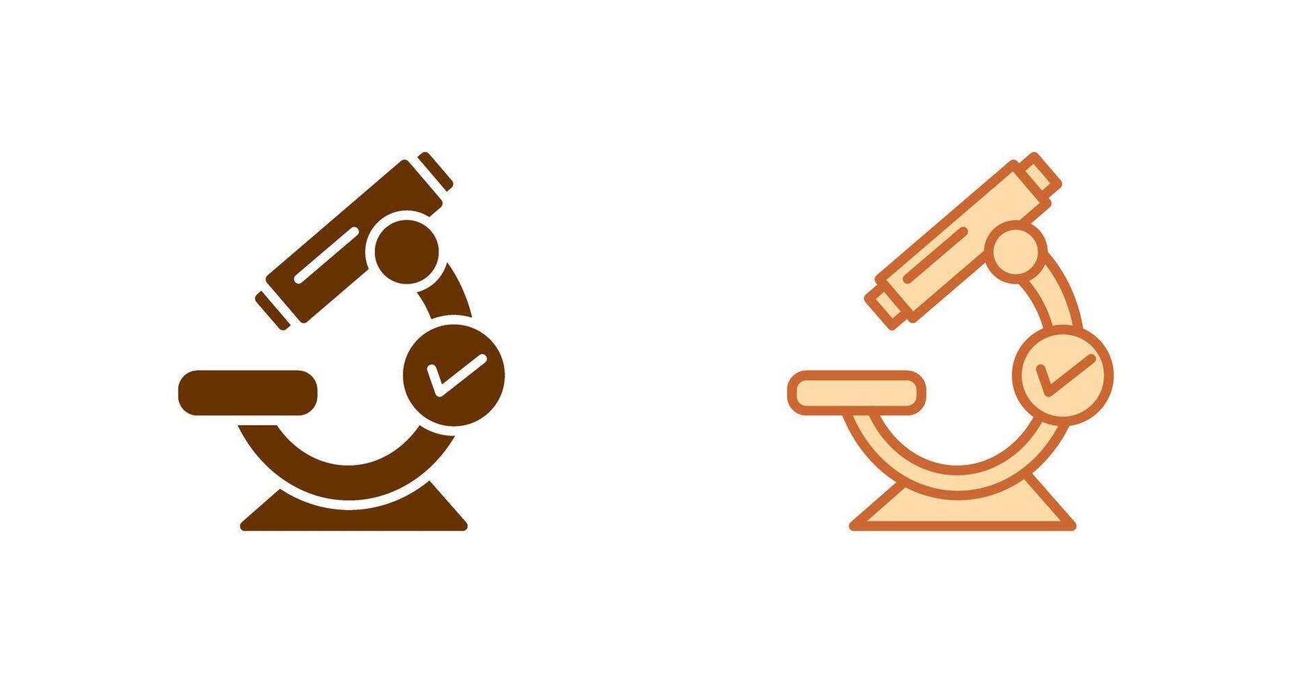 Microscope Icon Design vector