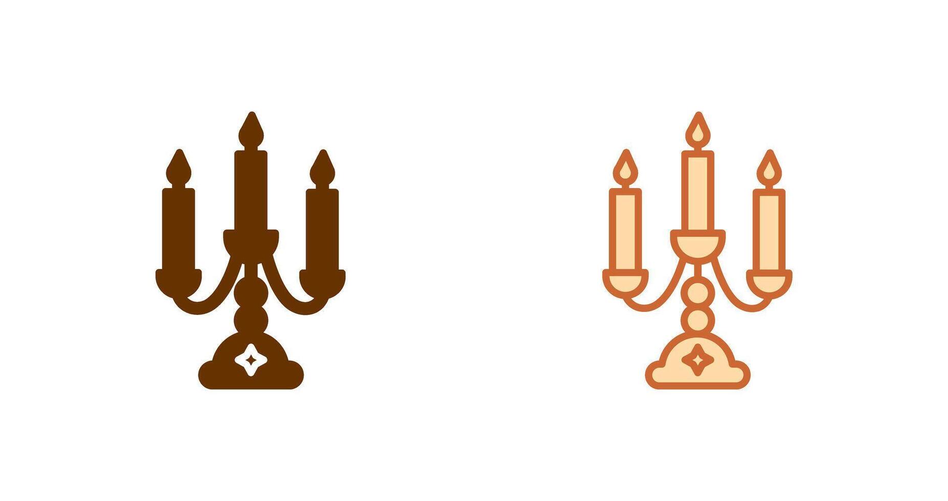 candelero icono diseño vector