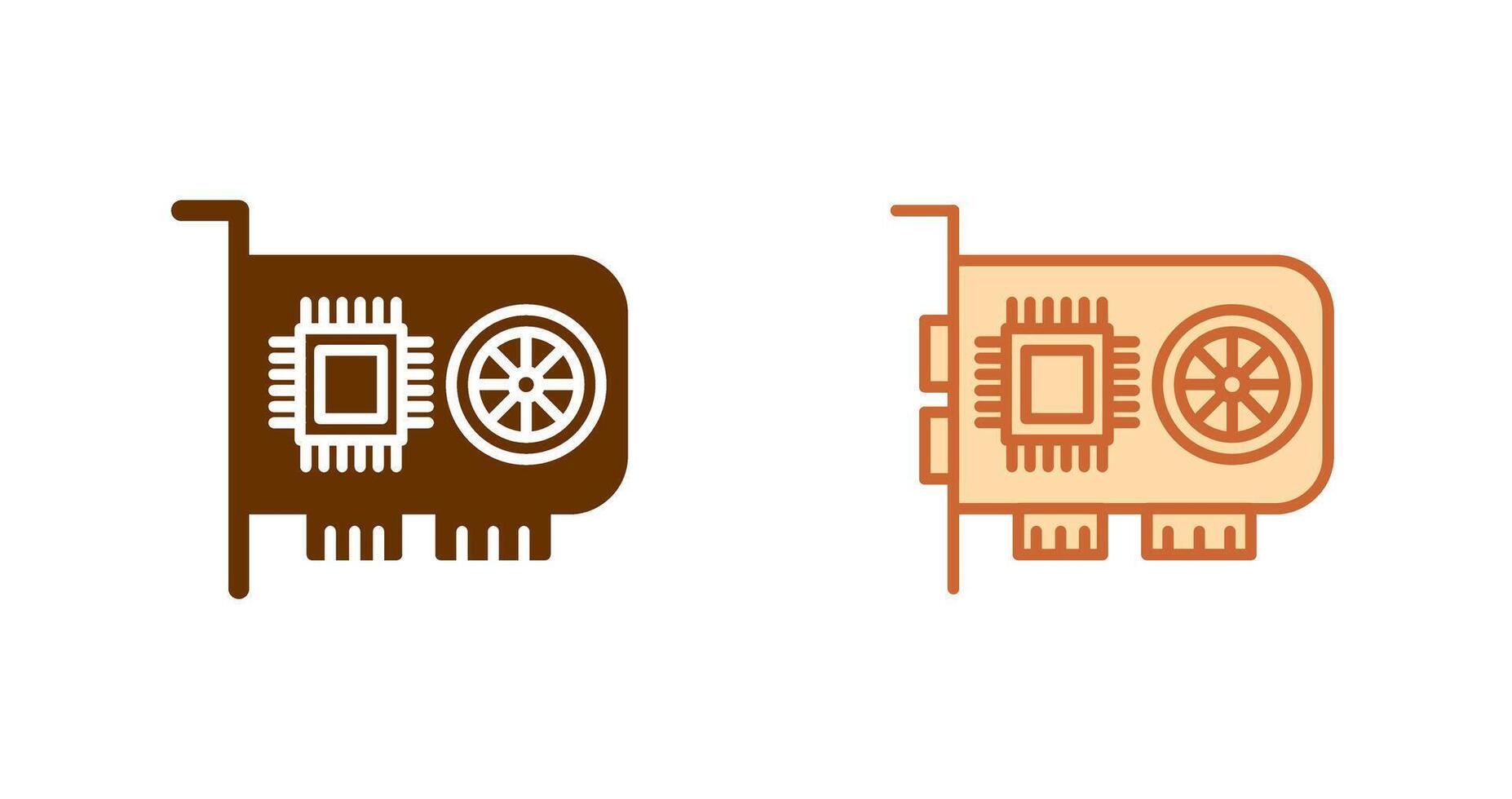 GPU Icon Design vector