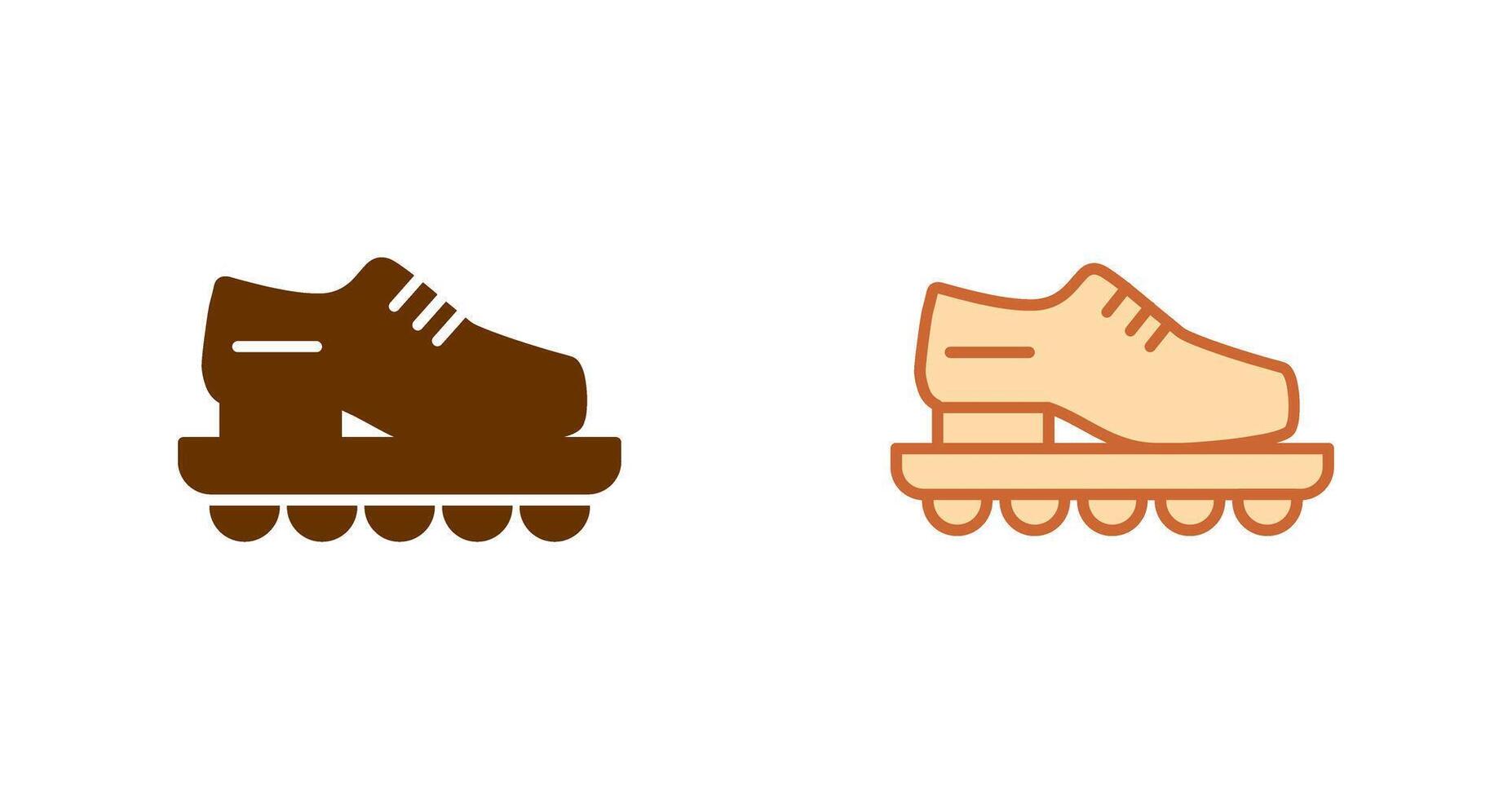 diseño de icono de patines vector