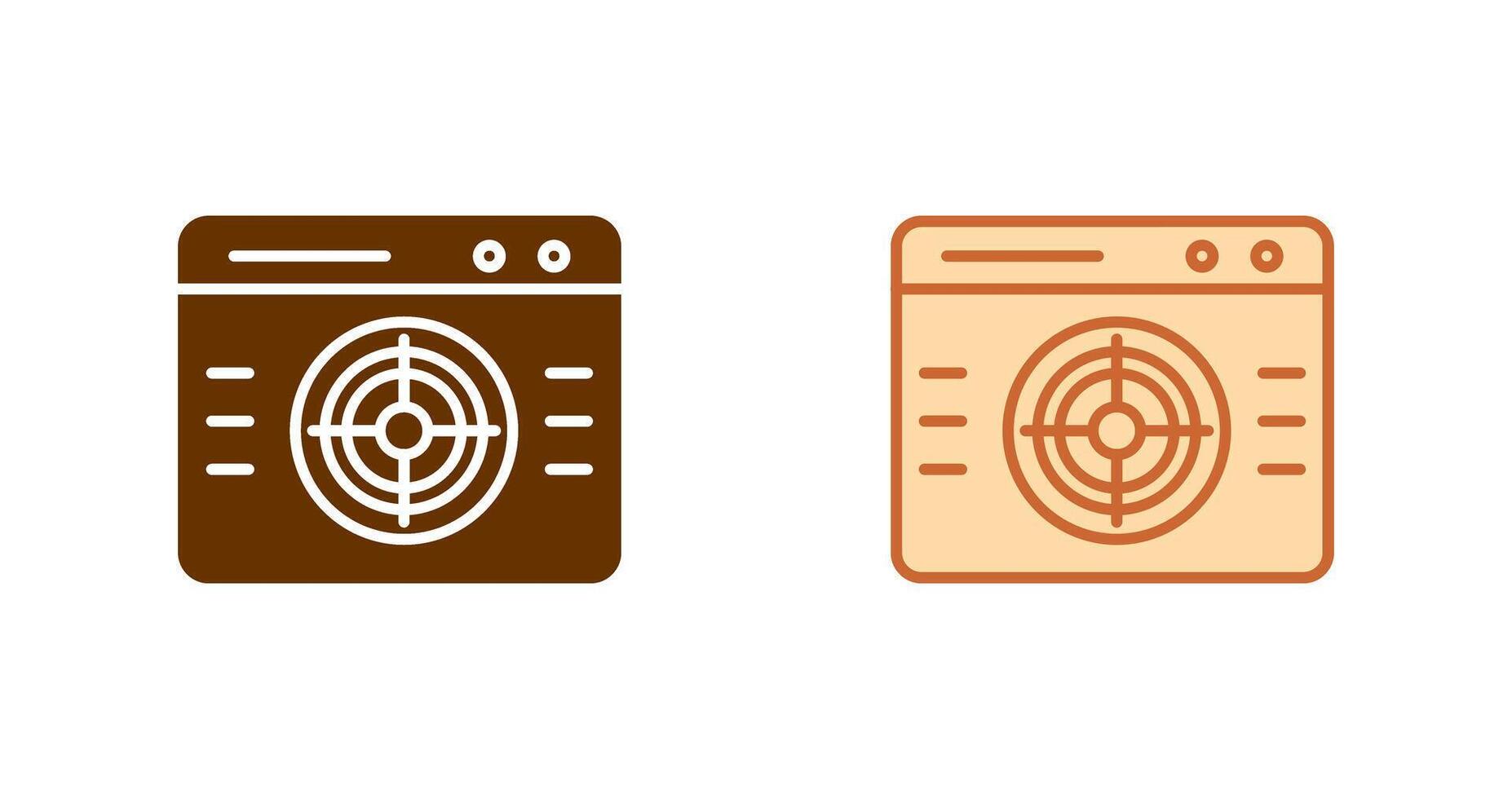 Target Icon Design vector