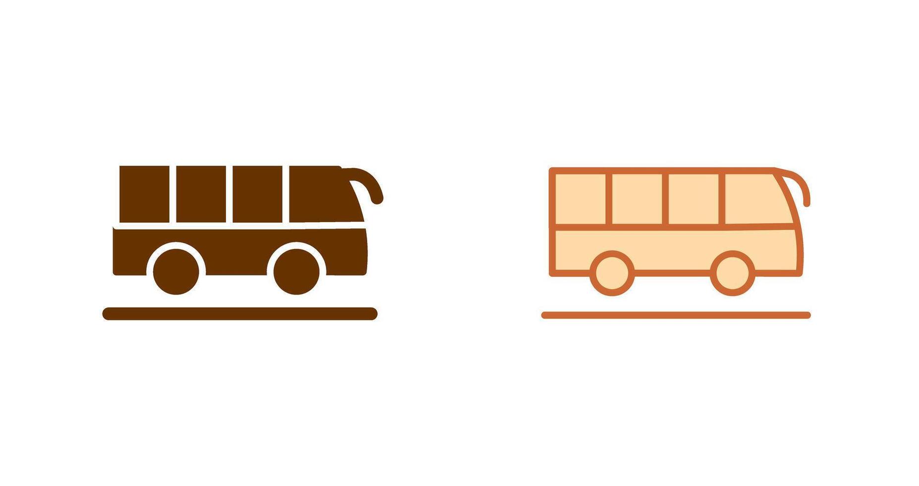 Bus Icon Design vector