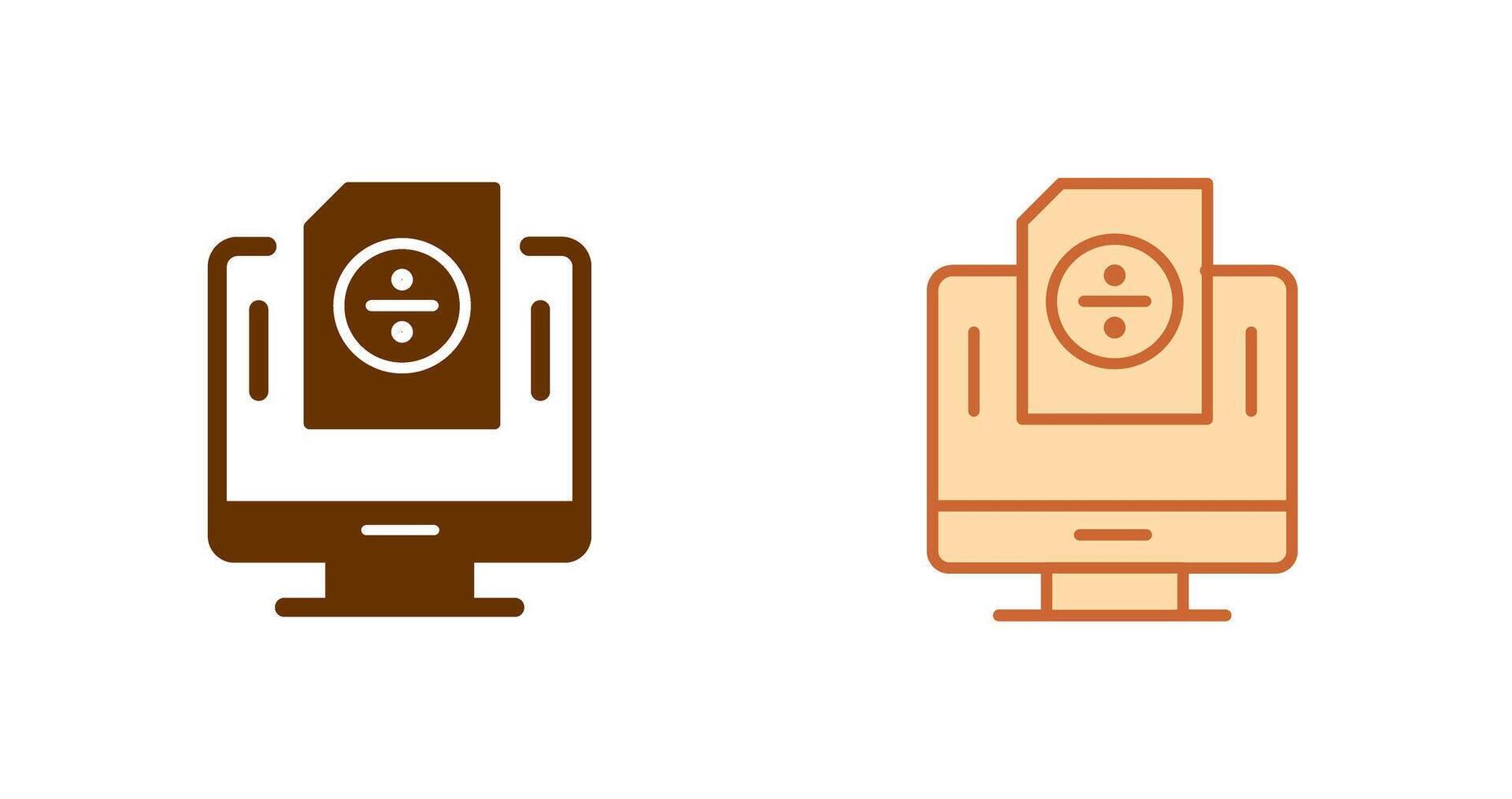 Divide Icon Design vector