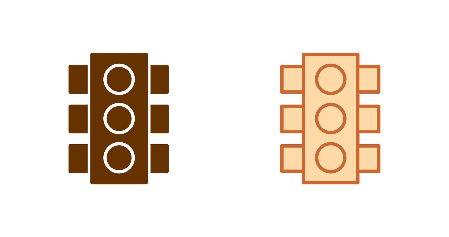Traffic Light Icon Design vector