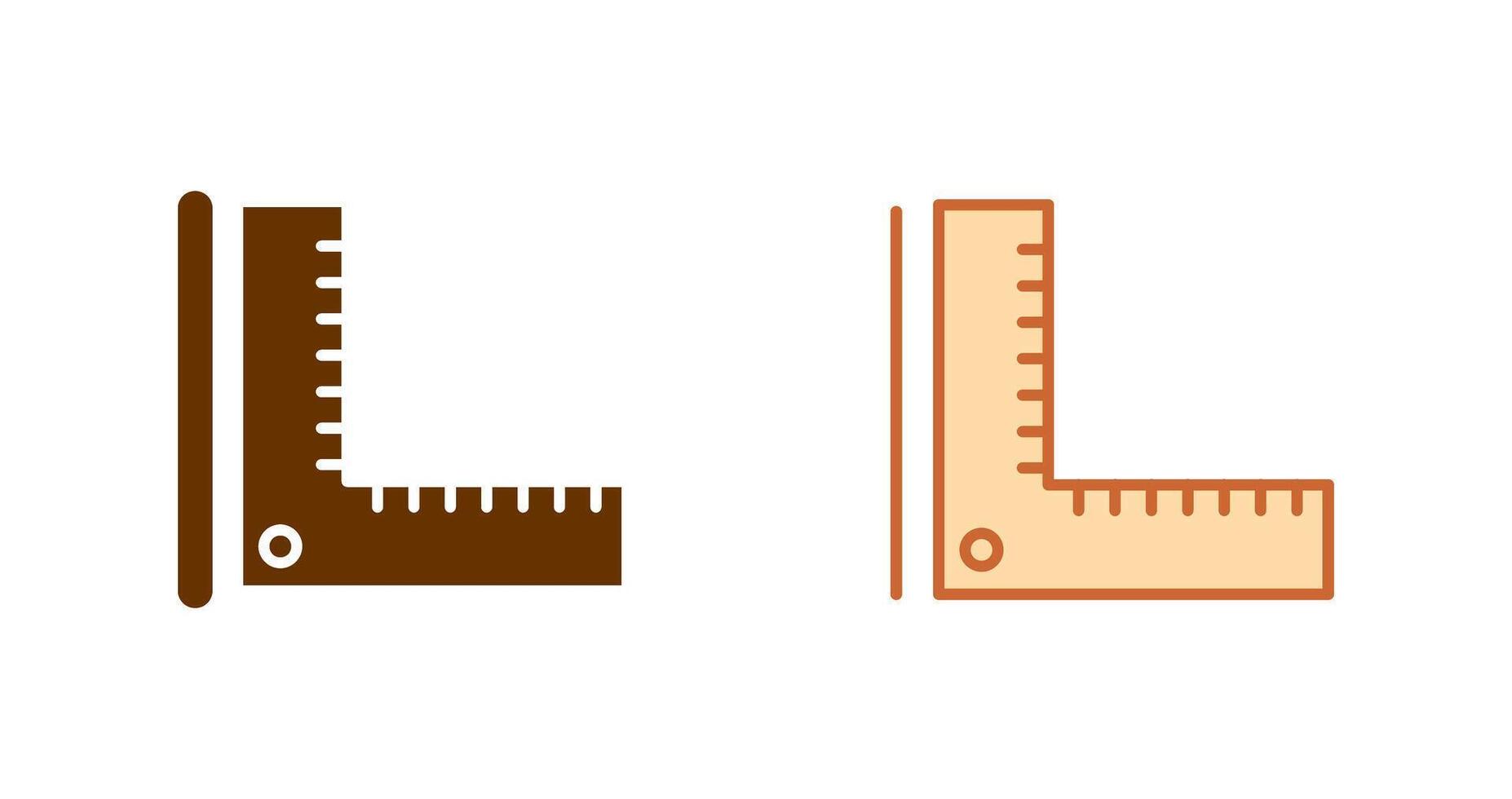 Ruler Icon Design vector