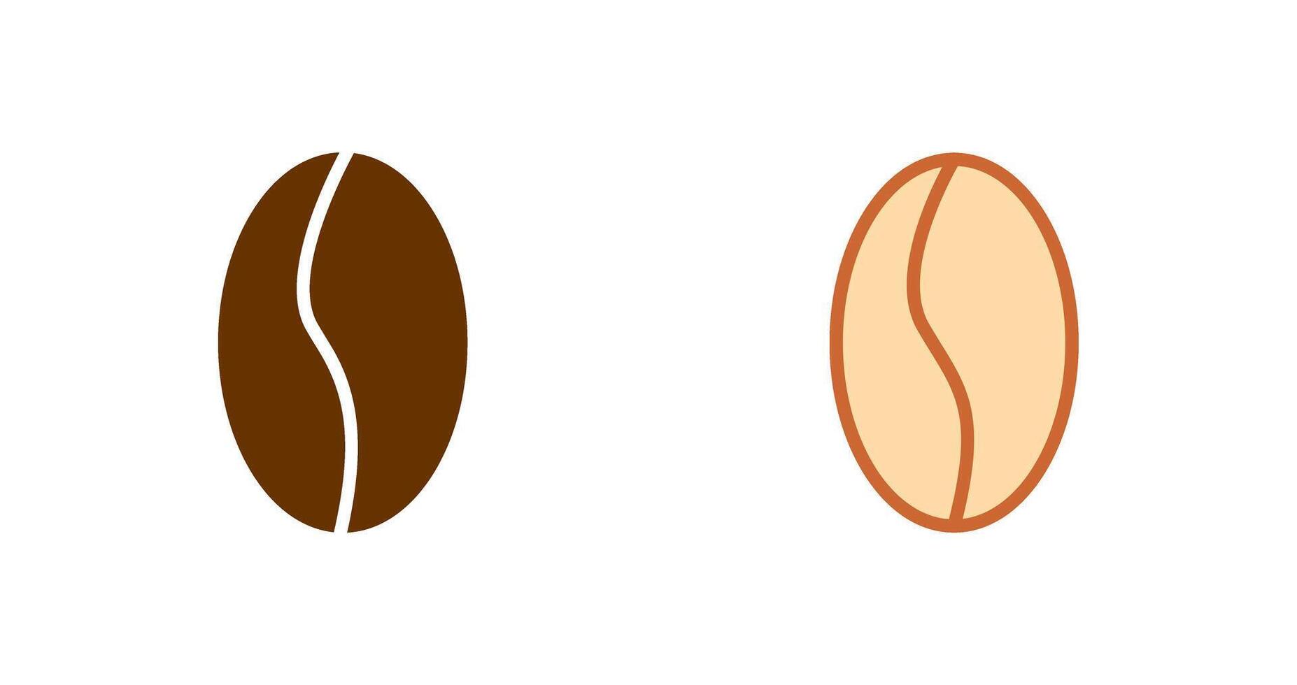 Coffee Grain Icon Design vector