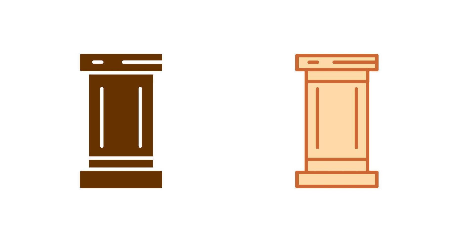 Pillar Icon Design vector