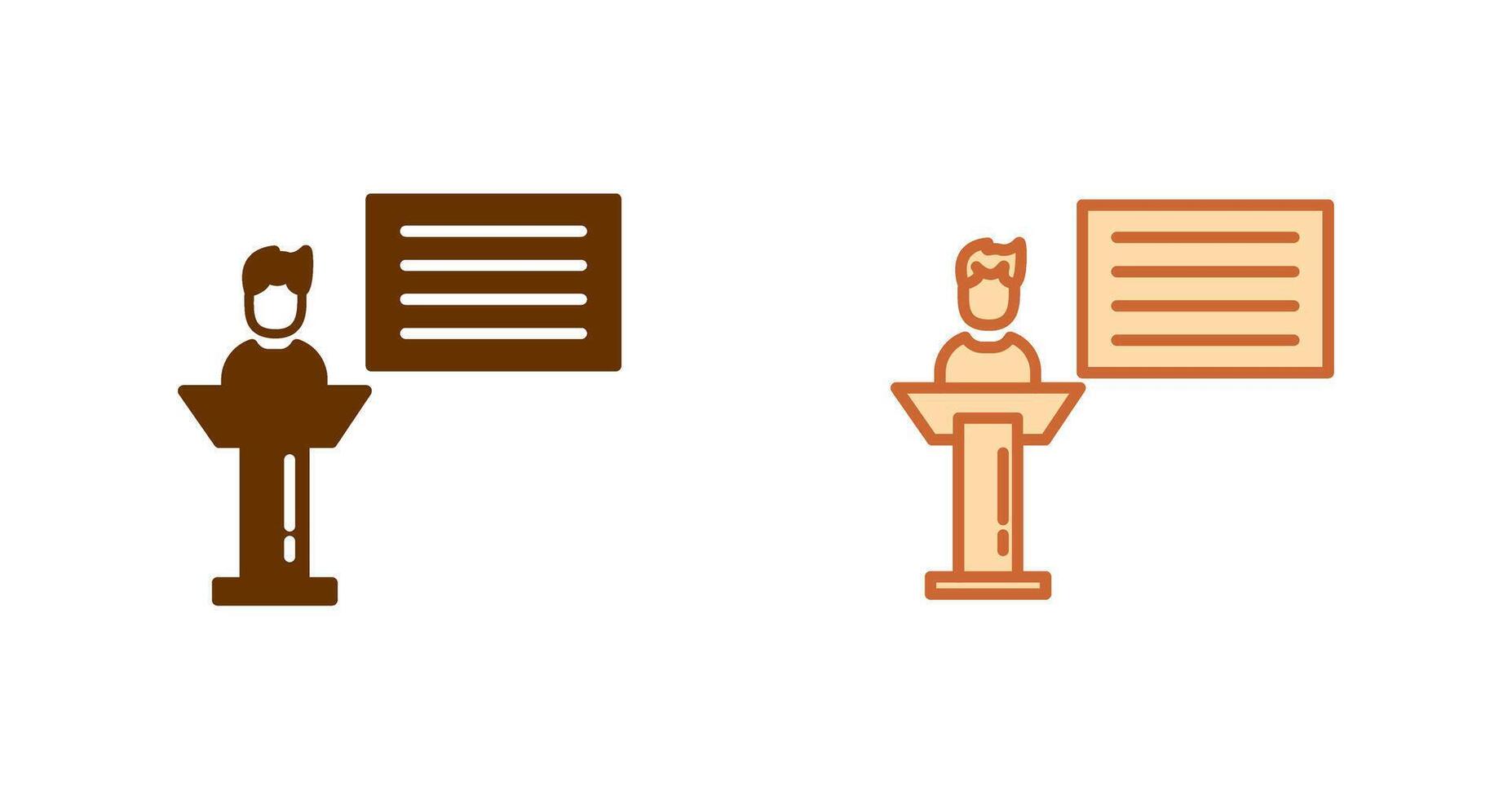 Seminar Icon Design vector