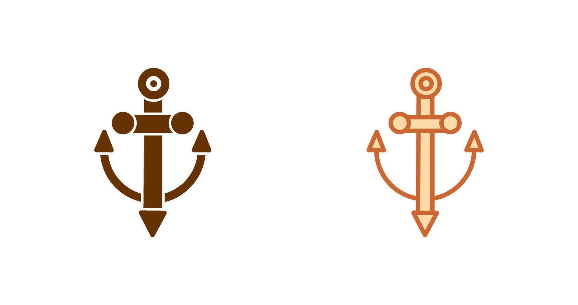 Anchor Icon Design vector