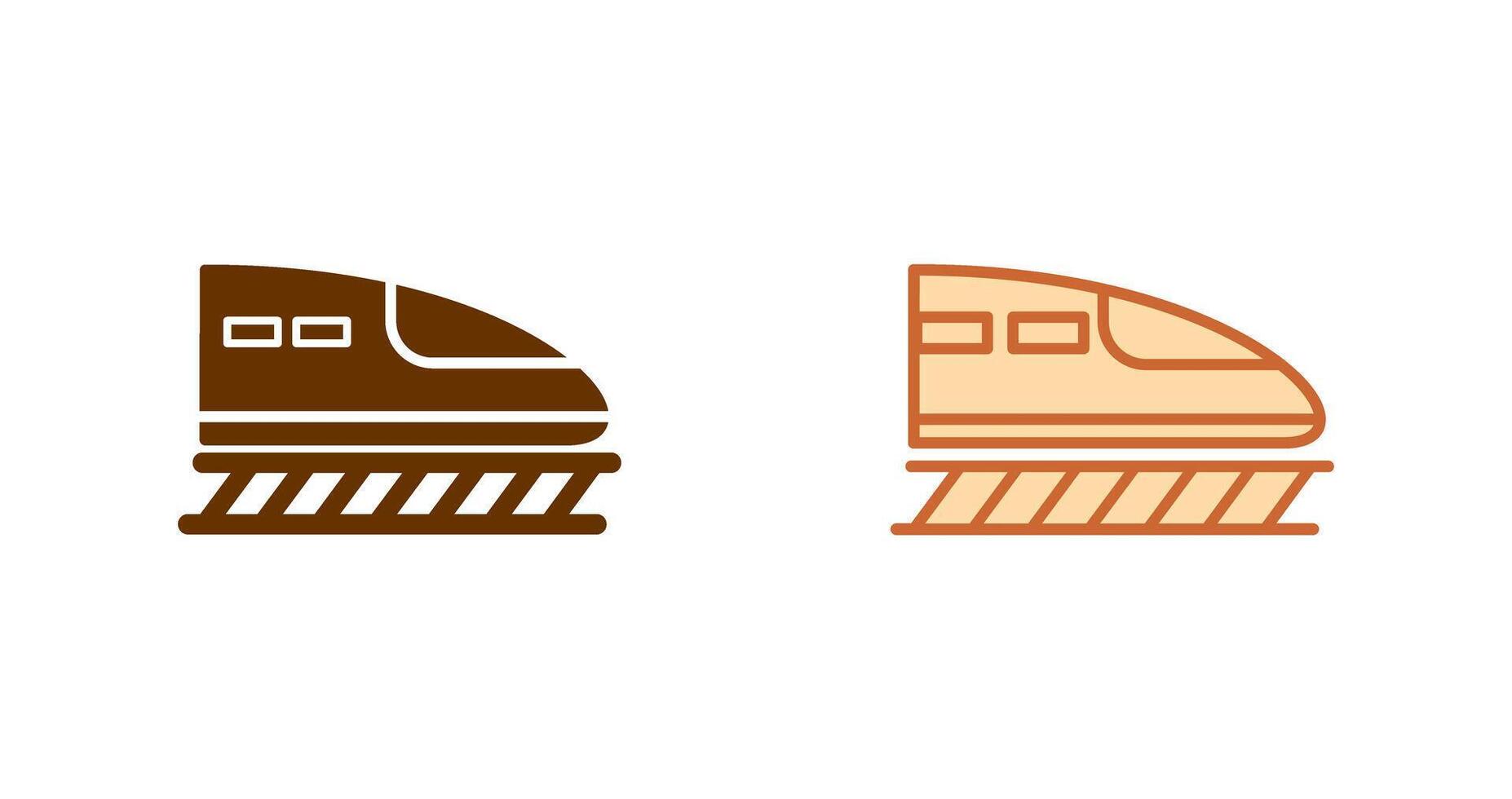 Train Icon Design vector