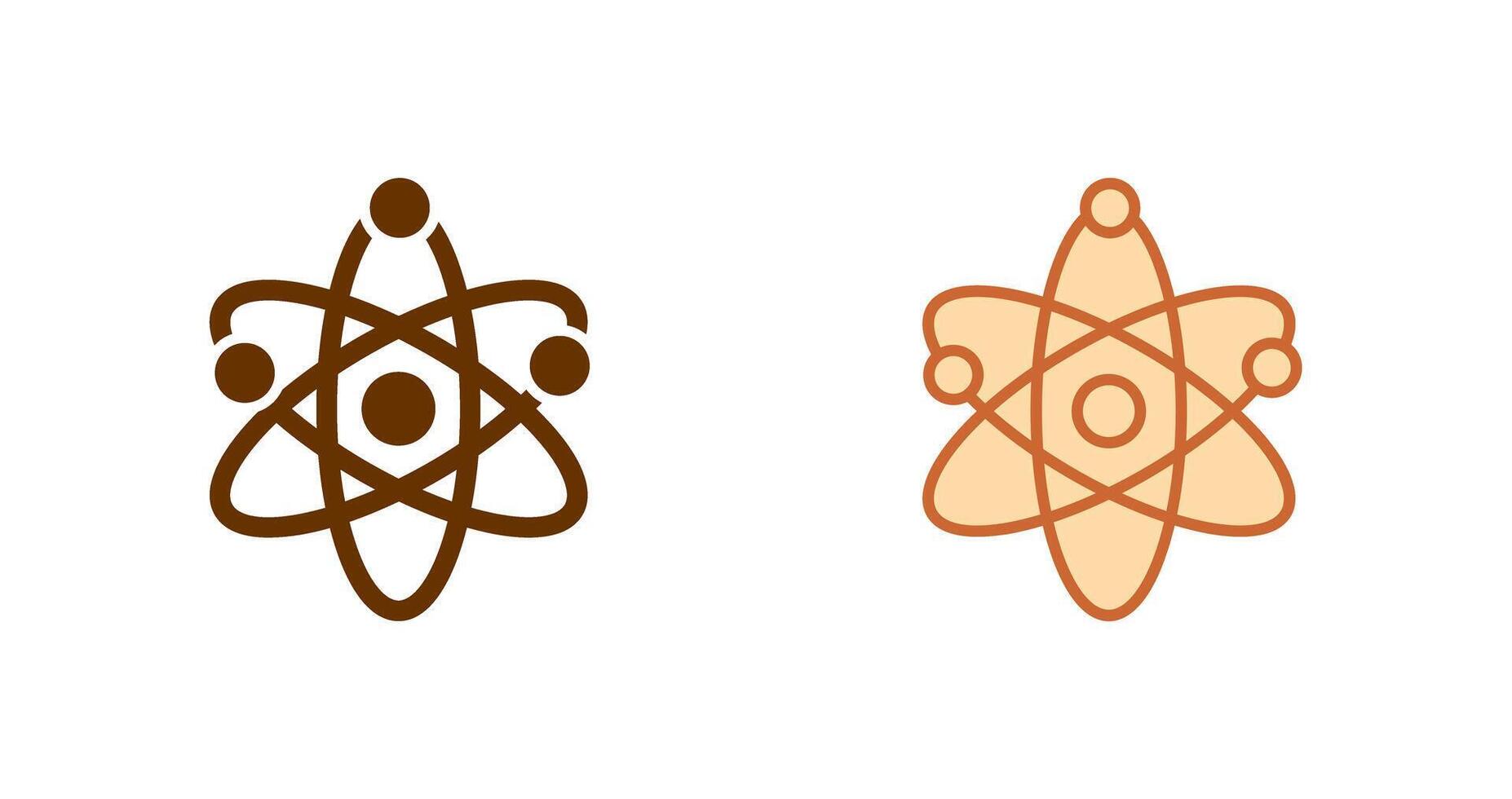diseño de icono de átomo vector