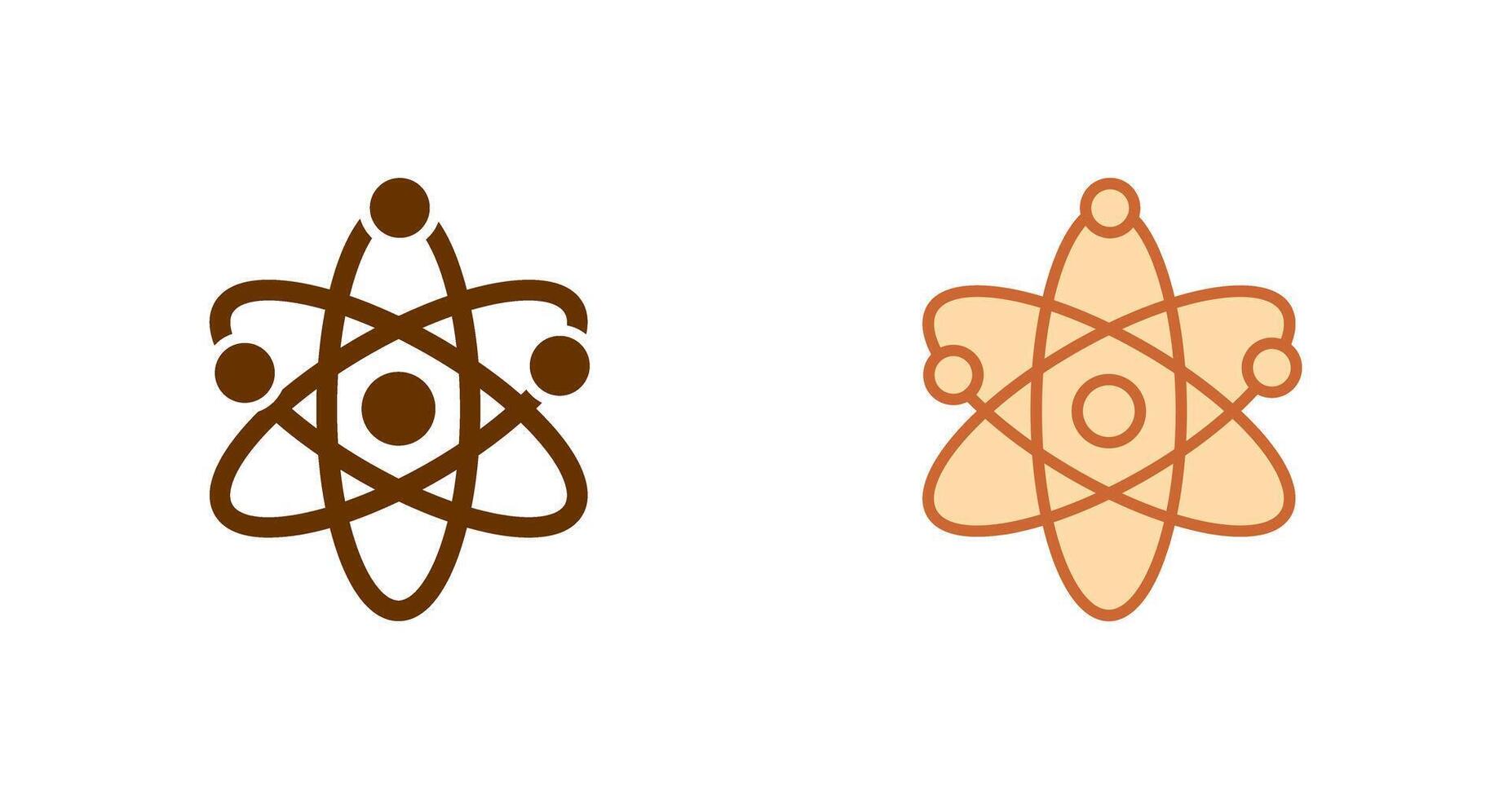 Atom Icon Design vector
