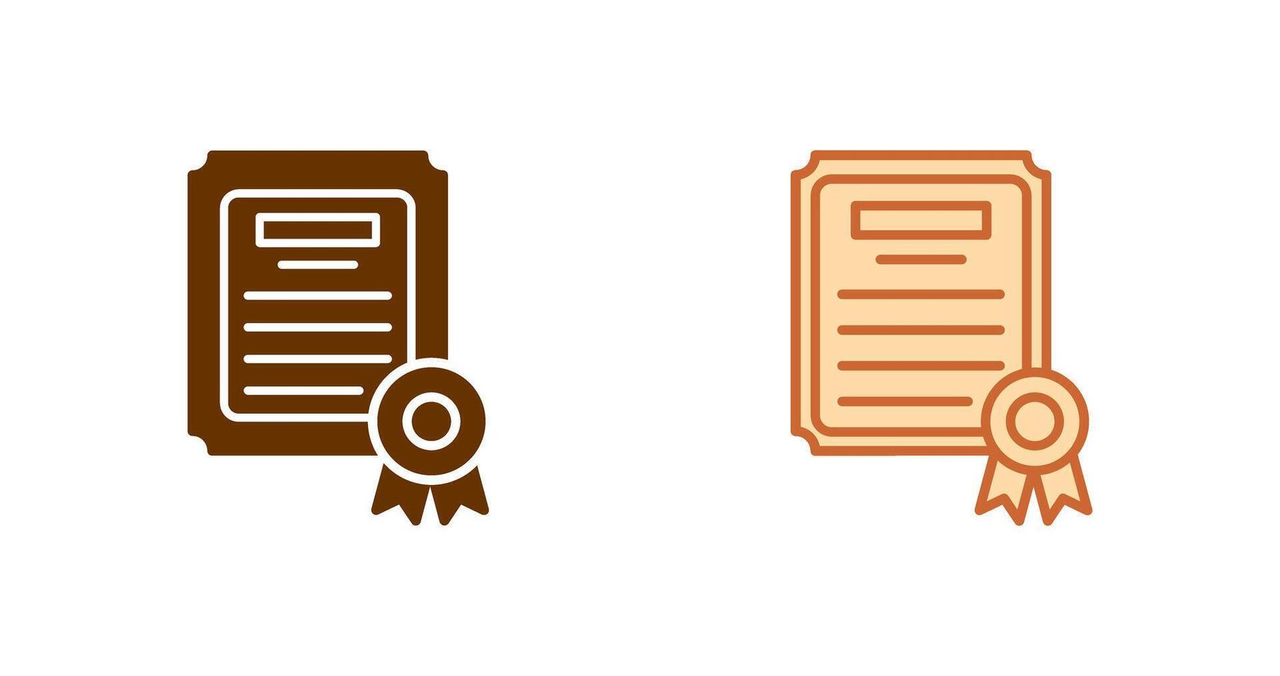 Diploma Icon Design vector