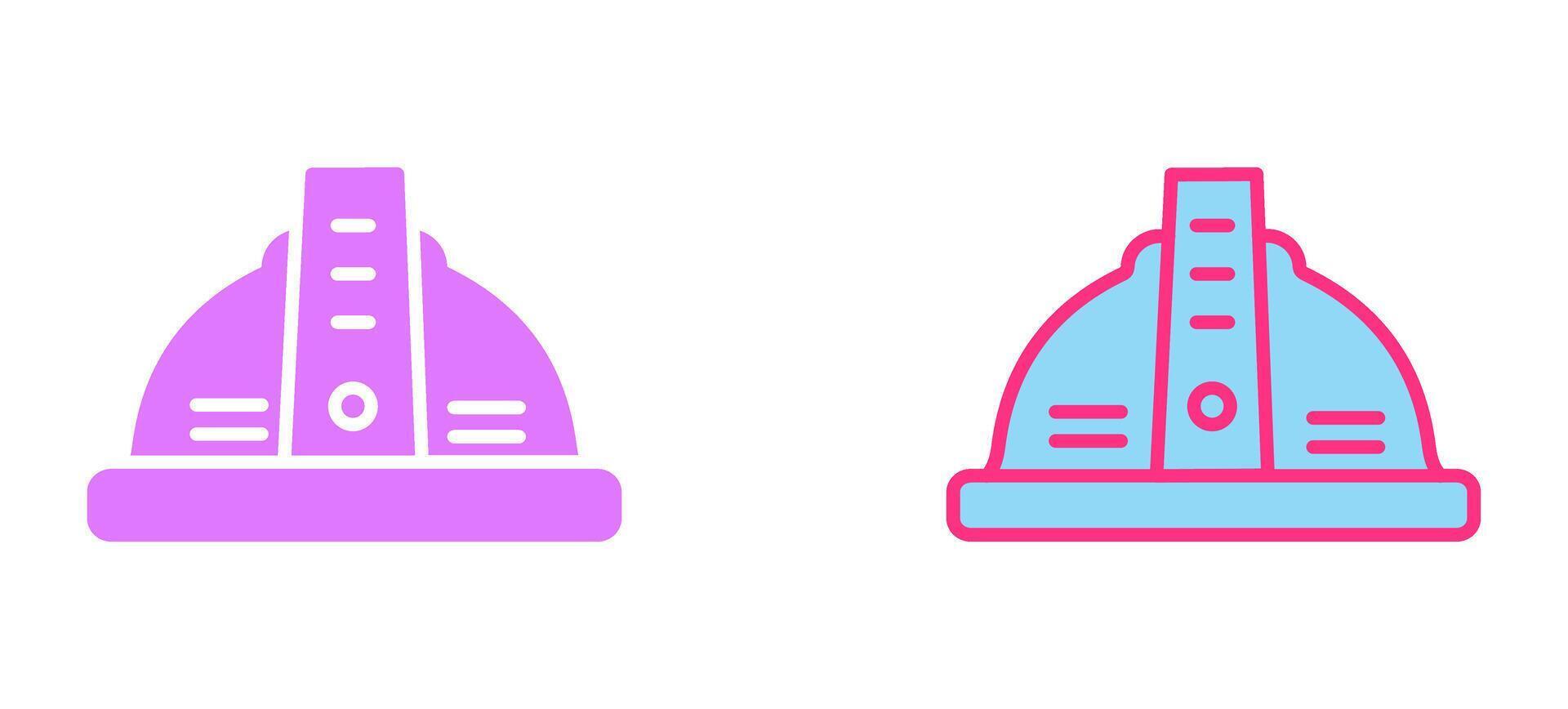 Helmet Icon Design vector