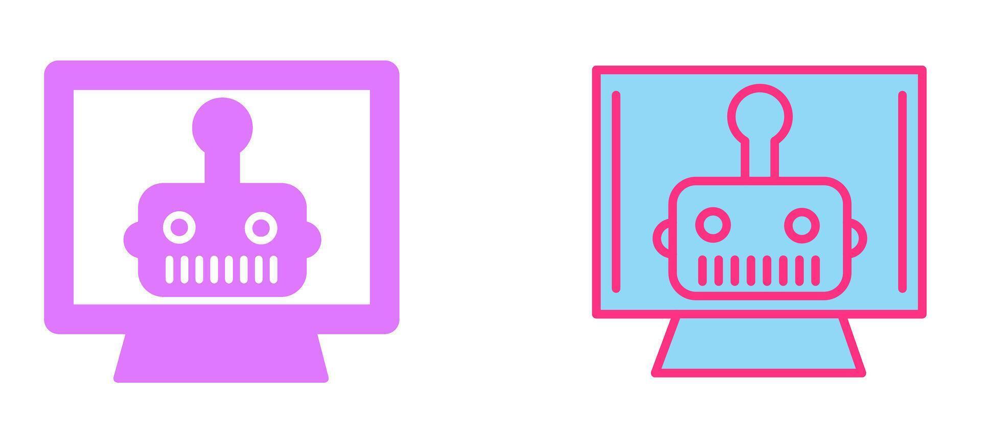 Artificial Bot Icon vector
