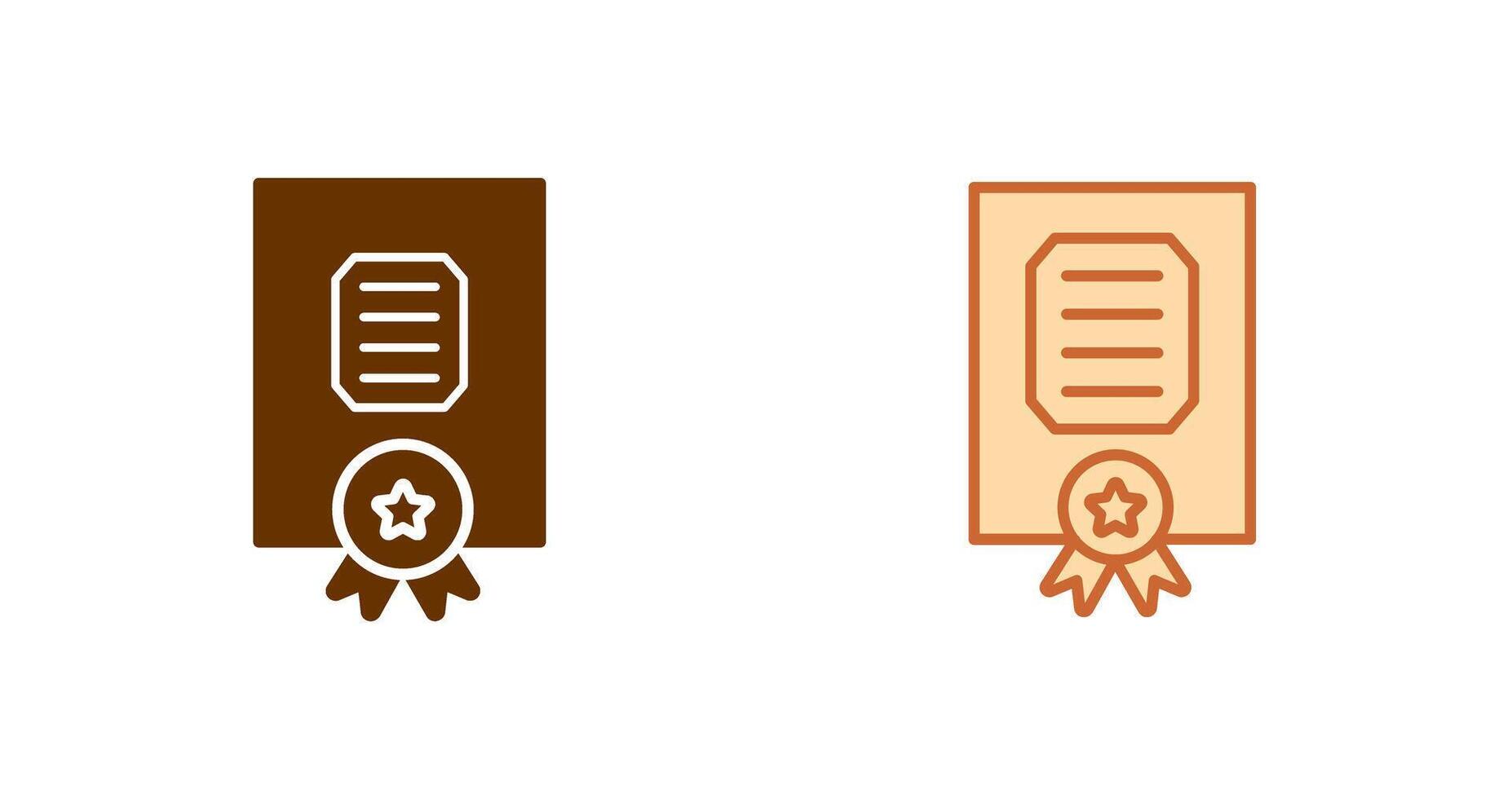 Certificate Icon Design vector