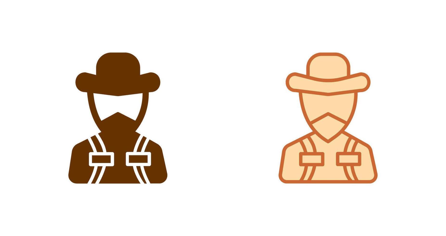 bandido icono diseño vector