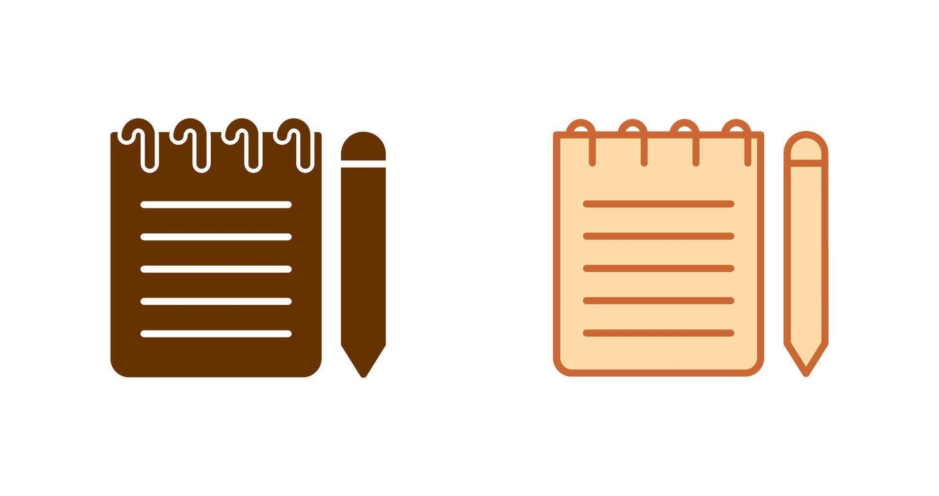 Note Icon Design vector