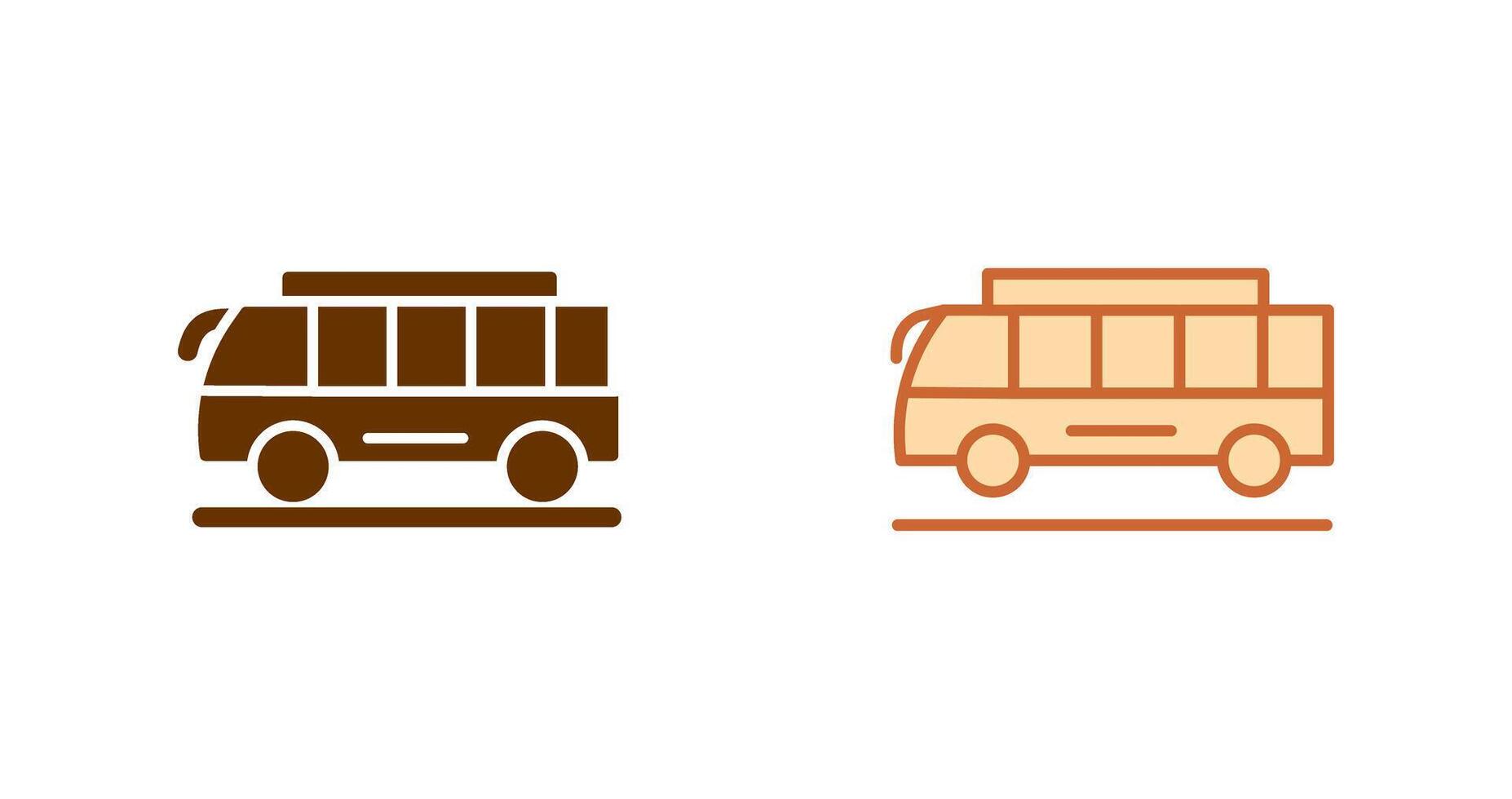 Bus Icon Design vector