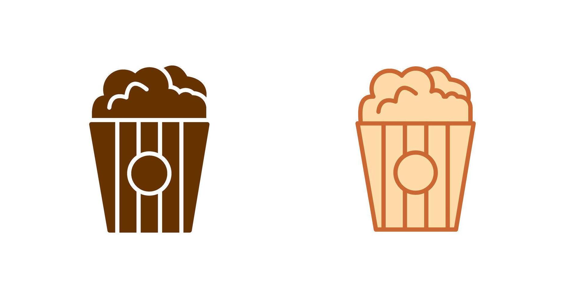 Popcorn Icon Design vector