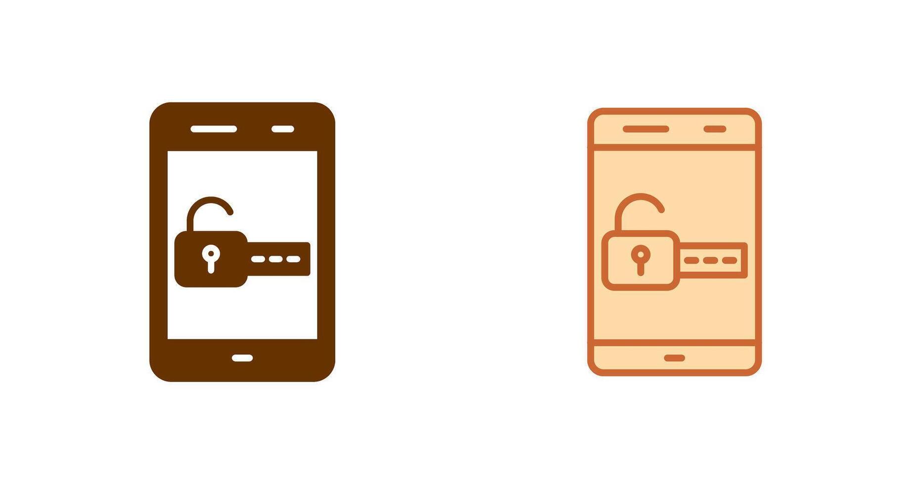 Unlock Icon Design vector