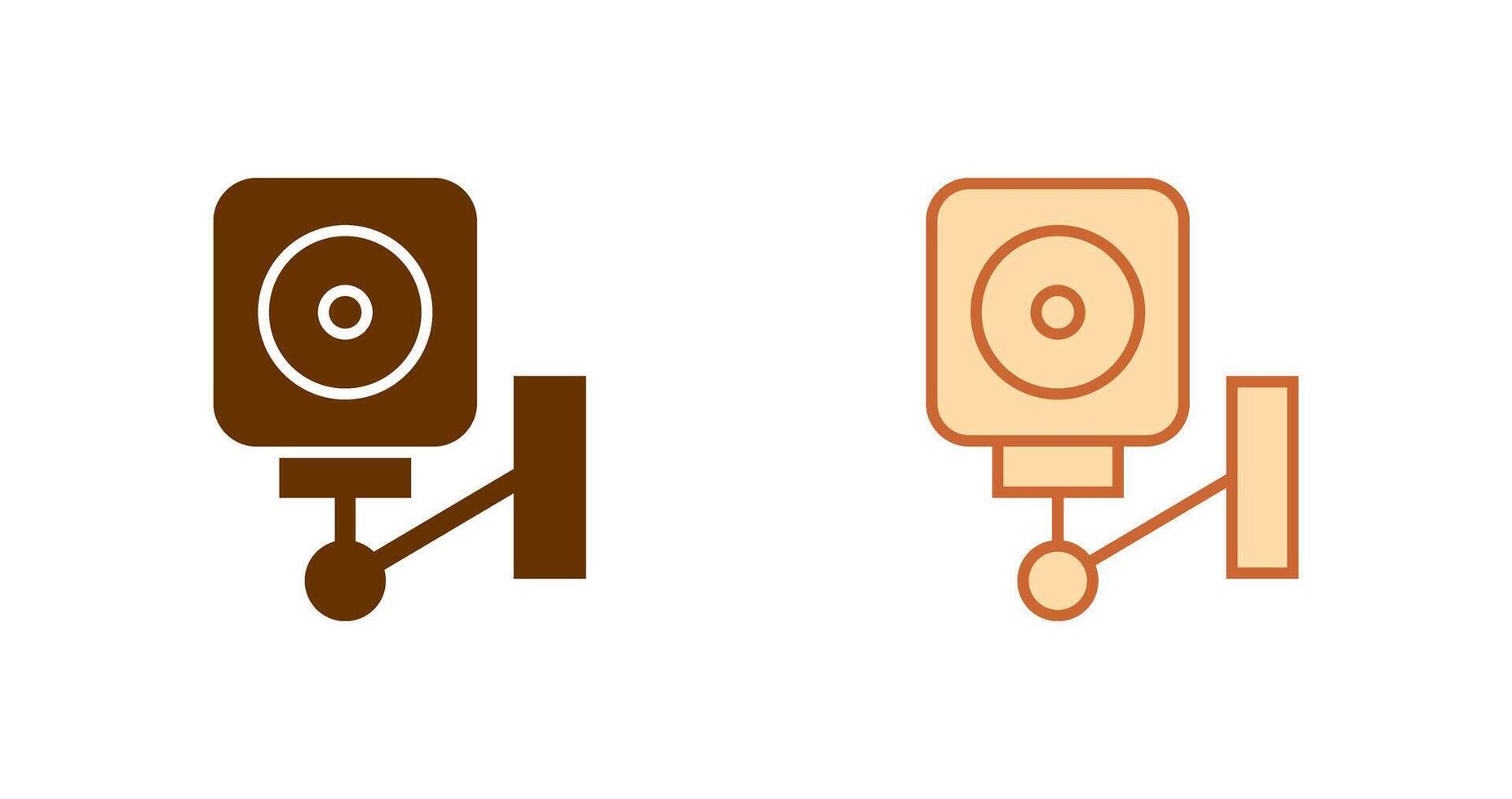 Surveillance Icon Design vector