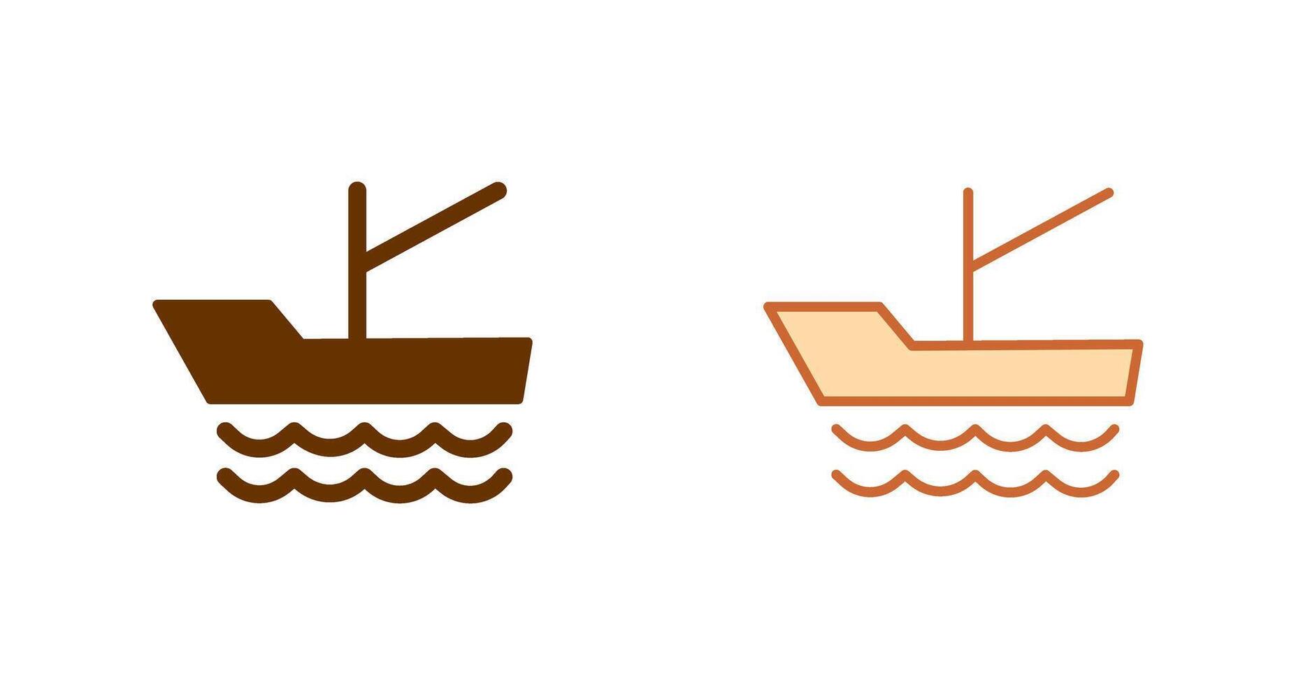 diseño de icono de barco vector